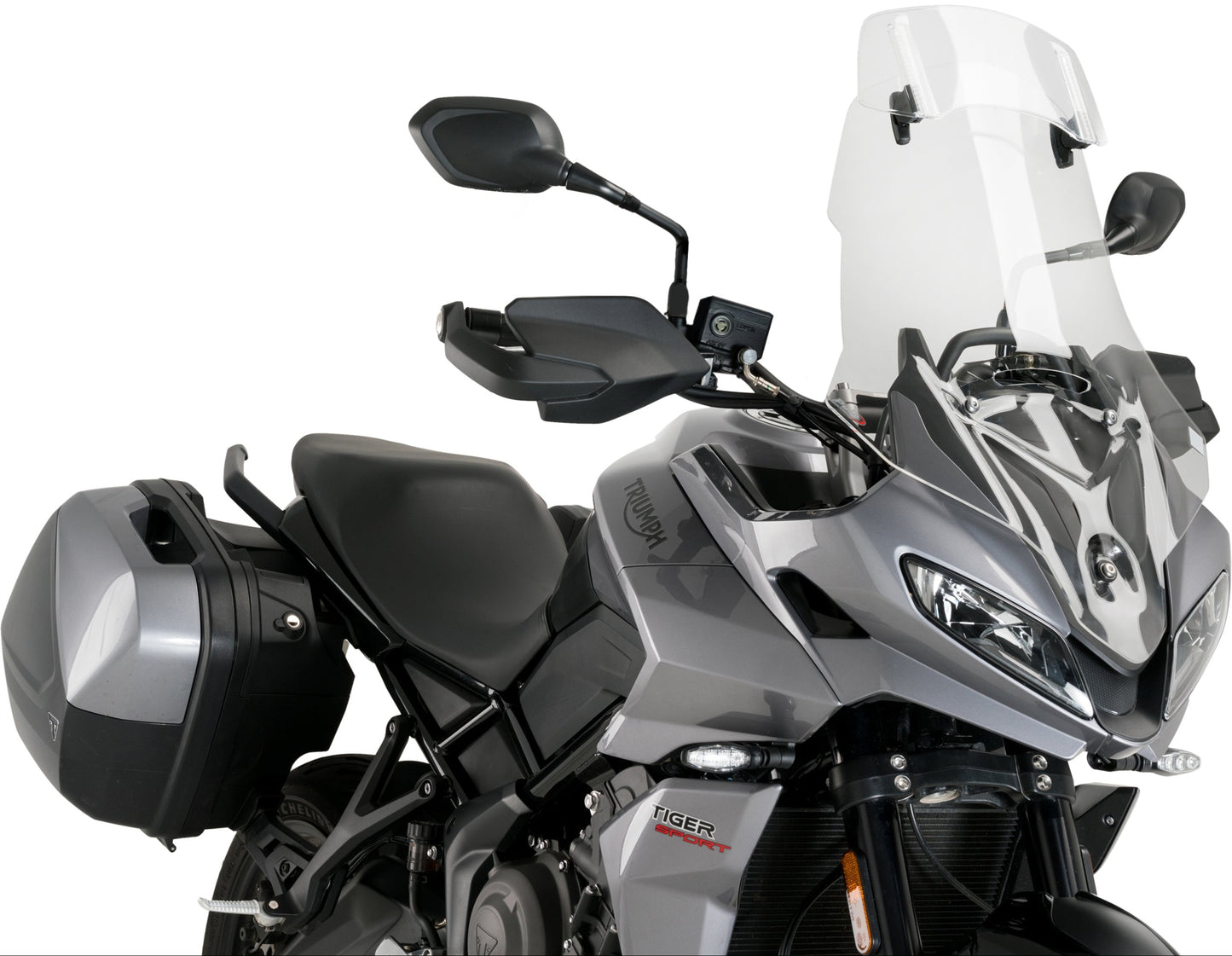 Puig Touring Windscreen w/ Visor Triumph Tiger Sport 660 2022-2025 - Adventure Parts
