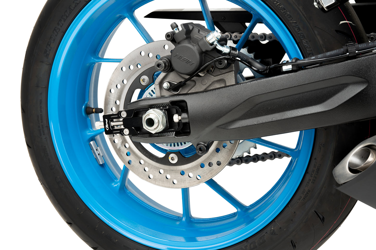 Puig Chain Tensioner Adjuster Suzuki GSX-8R 2024-2025, GSX-8S 2023-2025 - Adventure Parts