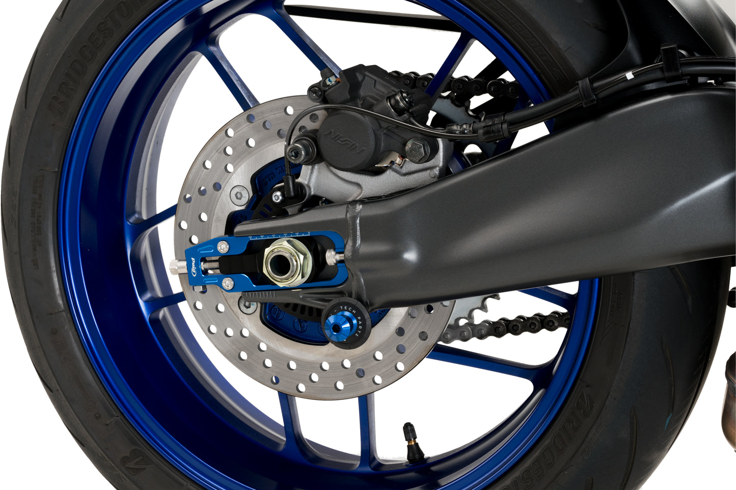 Puig Chain Tensioner Adjuster Yamaha MT-09, SP 2021-2025 - Adventure Parts