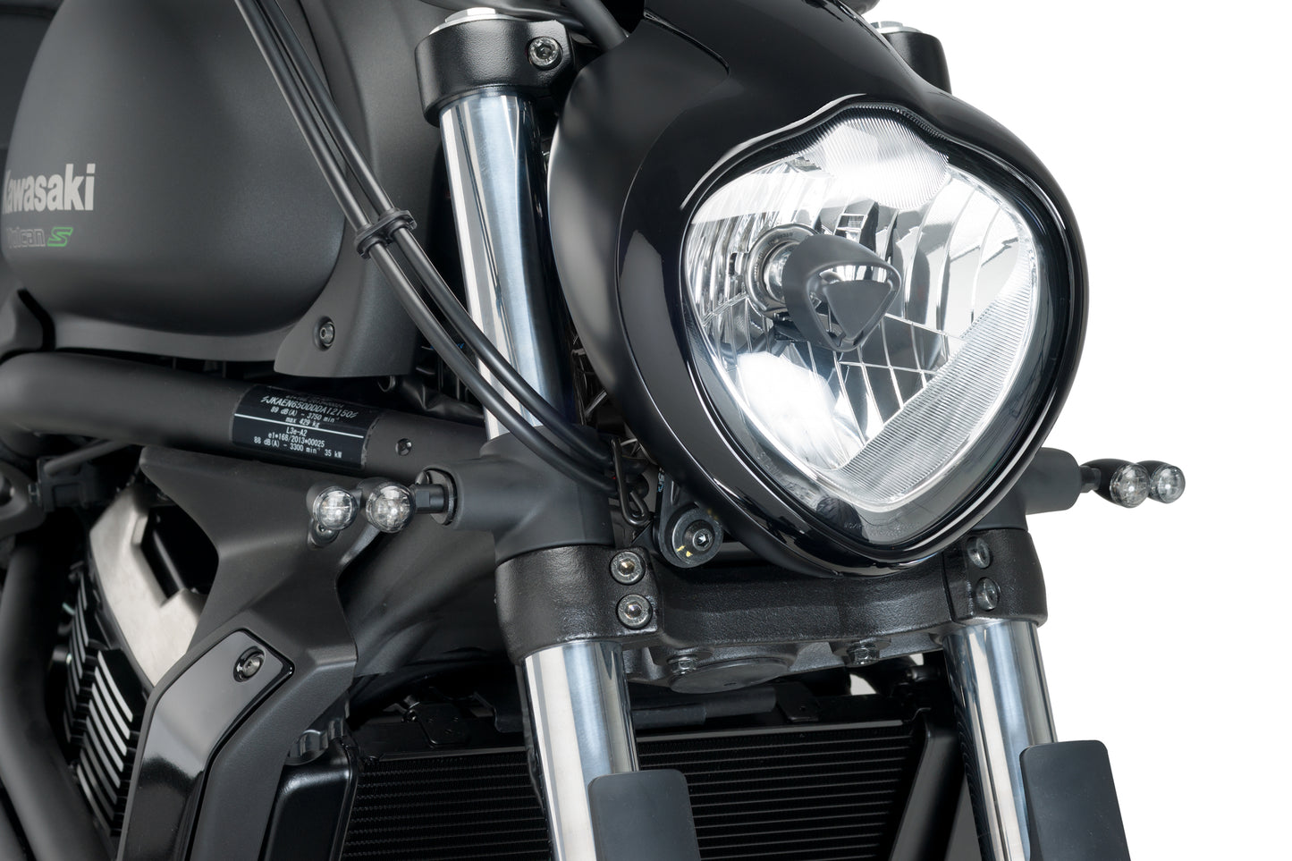 Puig Front Fork Turn Signal Supports Kawasaki Vulcan S 2015-2025 - Adventure Parts