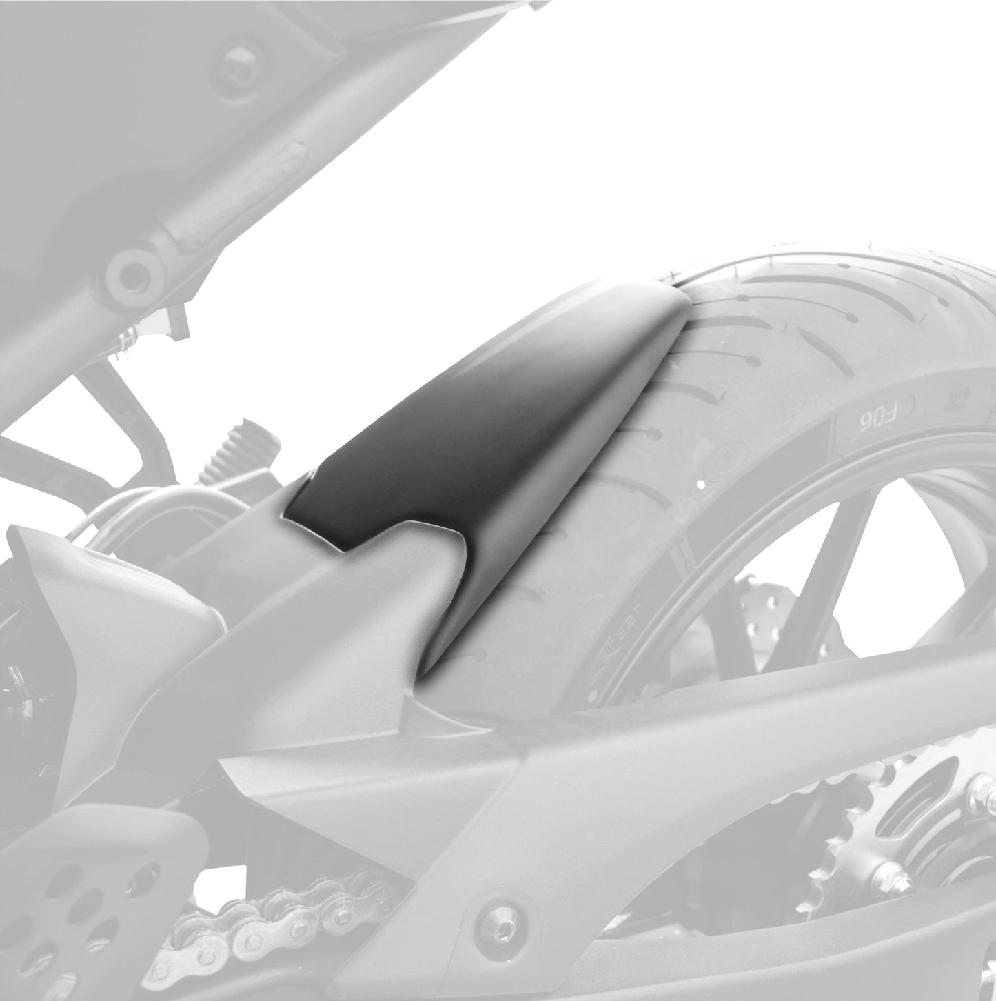 Puig Rear Fender Extension Yamaha Tracer 7, GT 2021-2025, 700 2020
