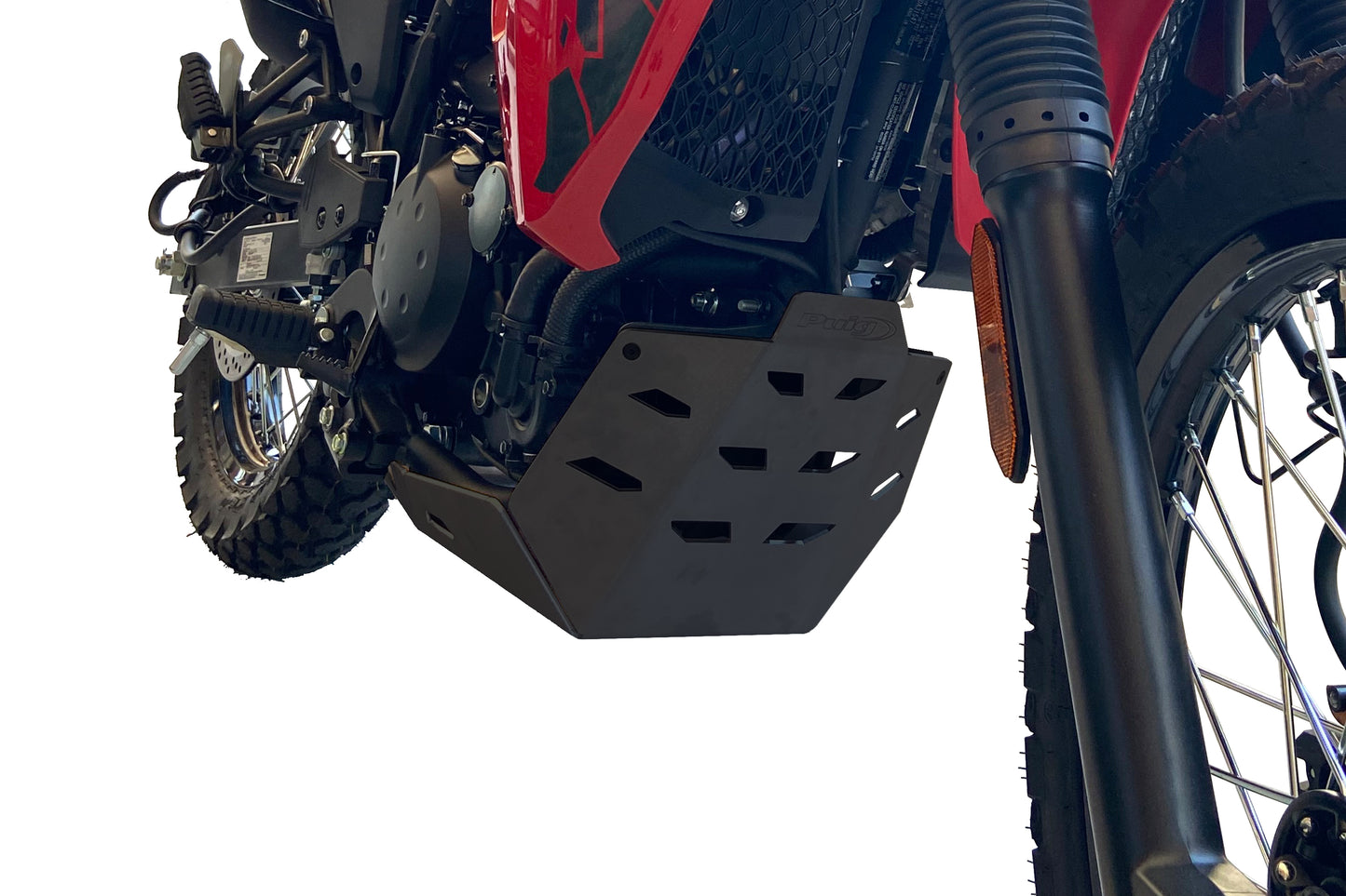 Puig Oil-Carter Guard Skid Plate Kawasaki KLR 650 2022-2024 - Adventure Parts