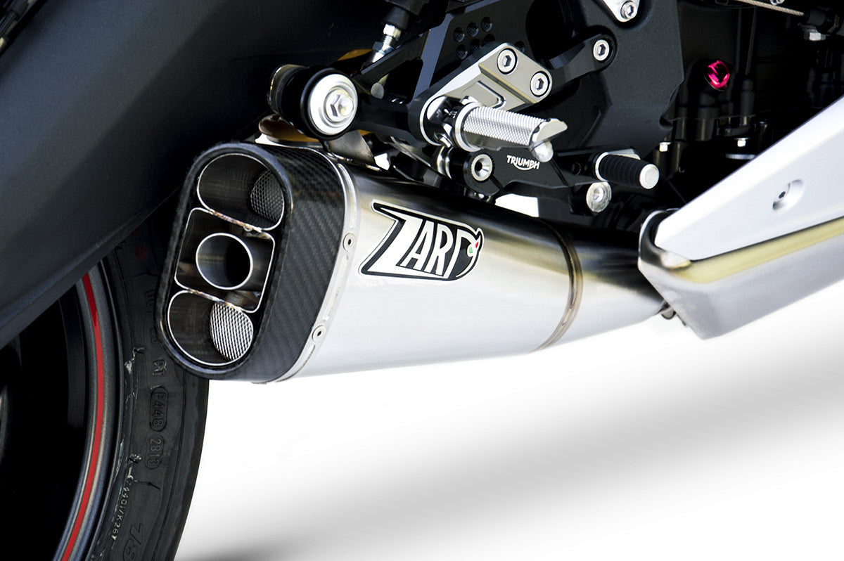 ZARD "Short" Slip-On Triumph Daytona 675 Exhaust 2013-2016 - Adventure Parts