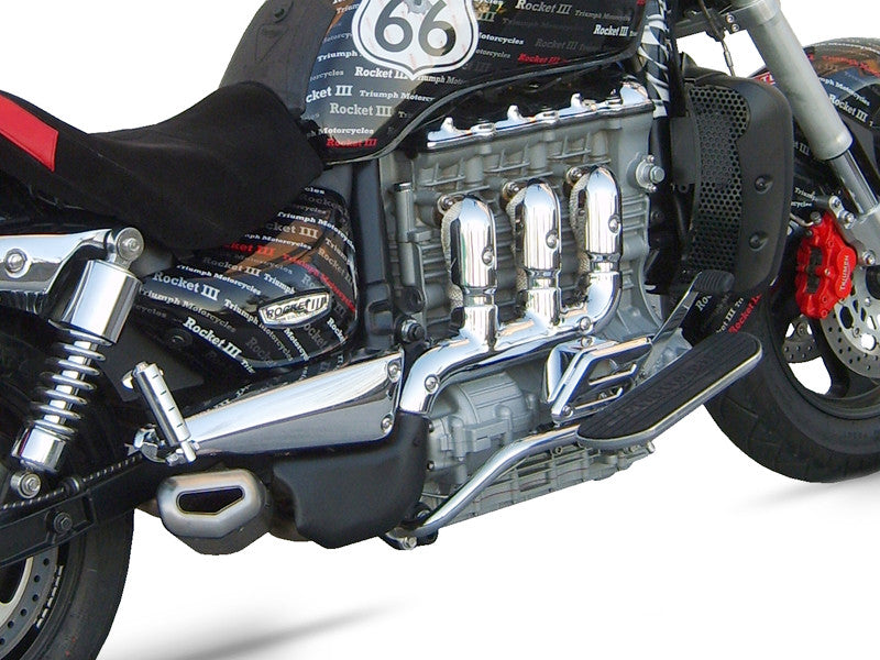 ZARD (No Abs) "Penta" Slip-On Triumph Rocket Iii Exhaust 2006-2016