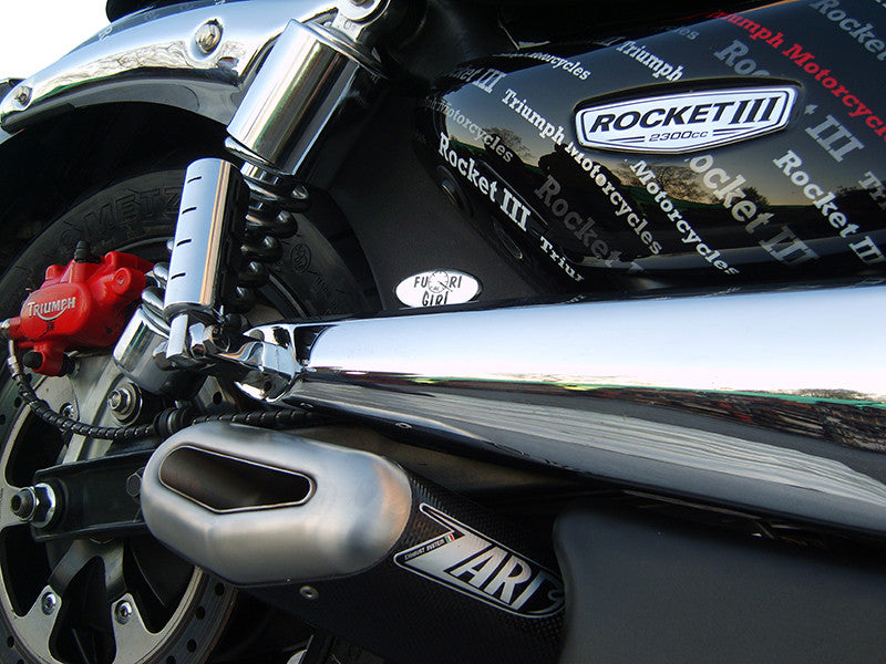 ZARD (No Abs) "Penta" Slip-On Triumph Rocket Iii Exhaust 2006-2016