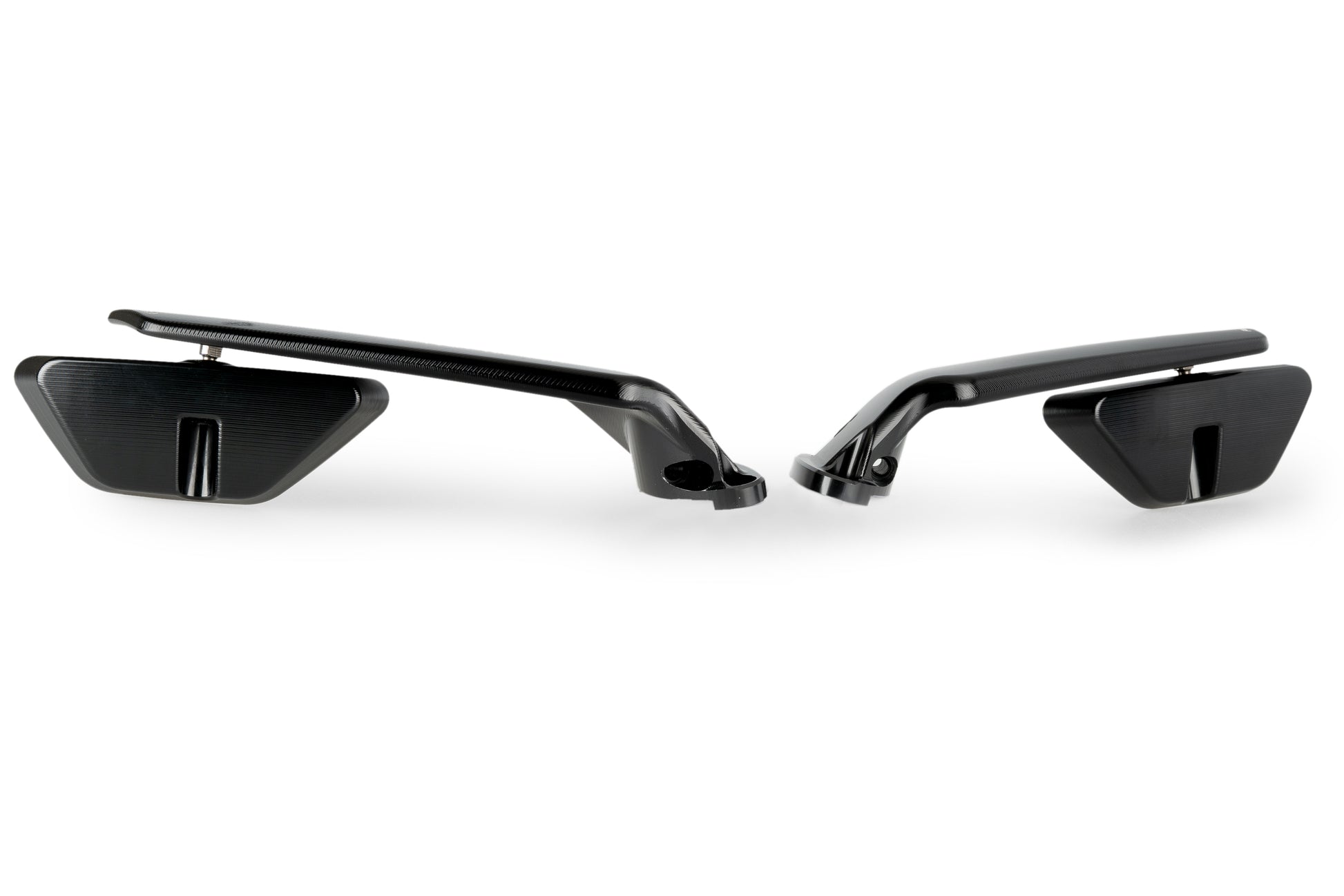 Puig Rearview Black Mirror Aileron Set Kawasaki Ninja ZX-6R 2024-2025 - Adventure Parts