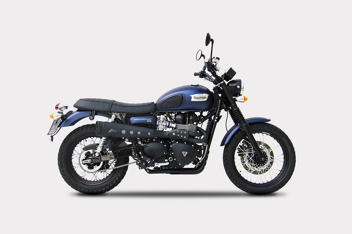 ZARD "Short" Full Kit High Injection Triumph Scrambler 900 Exhaust 2008-2016