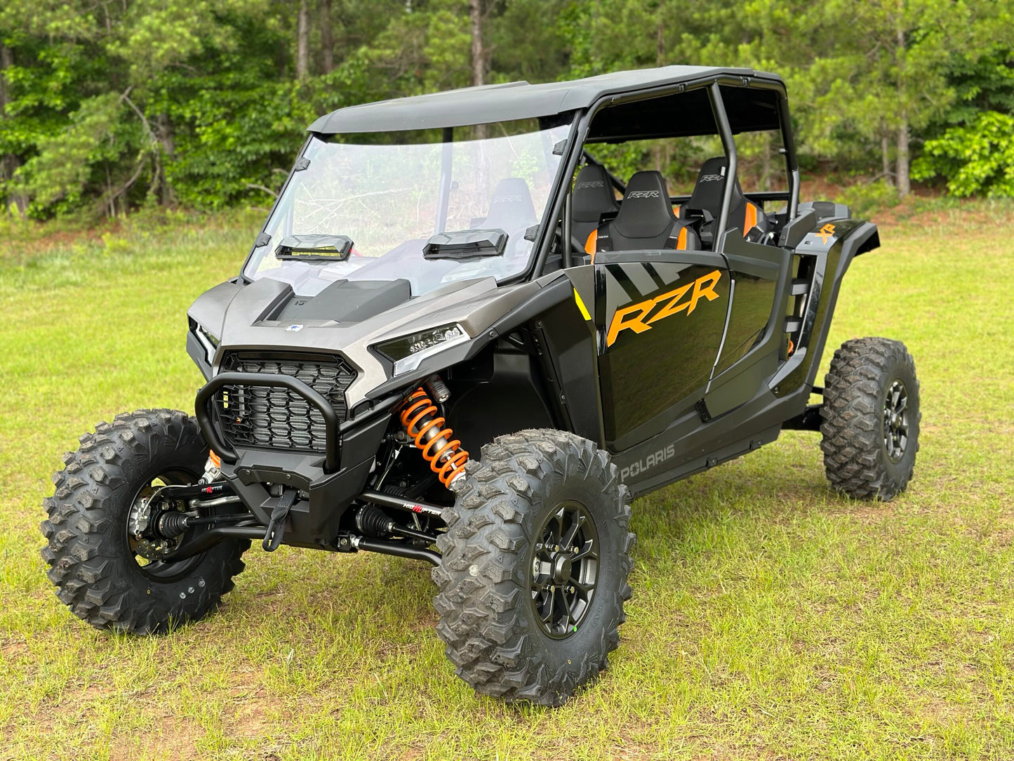 Seizmik Toolless Versa-Vent Scratch Resistant Hard Coated Windshield Polaris RZR 1000 XP - Adventure Parts