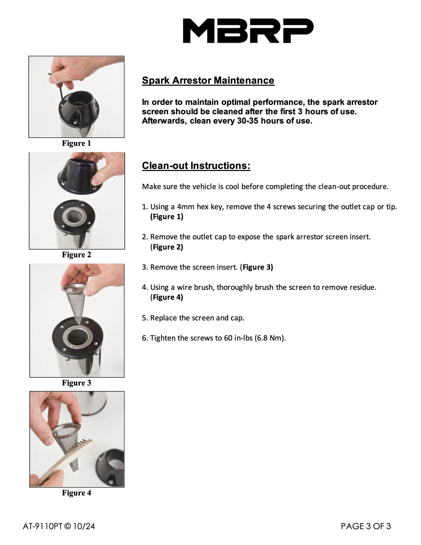 MBRP Slip-on system w/Performance Muffler Honda Talon 1000 2019-2025
