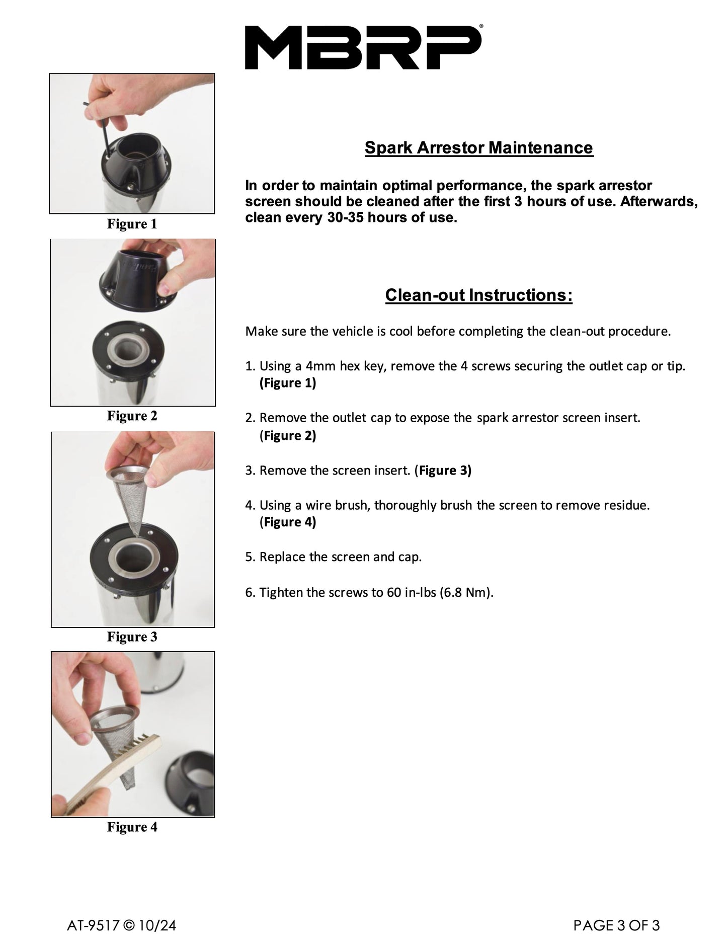 MBRP Stacked Dual Slip-on Performance Series Polaris RZR XP 1000 2015-2017