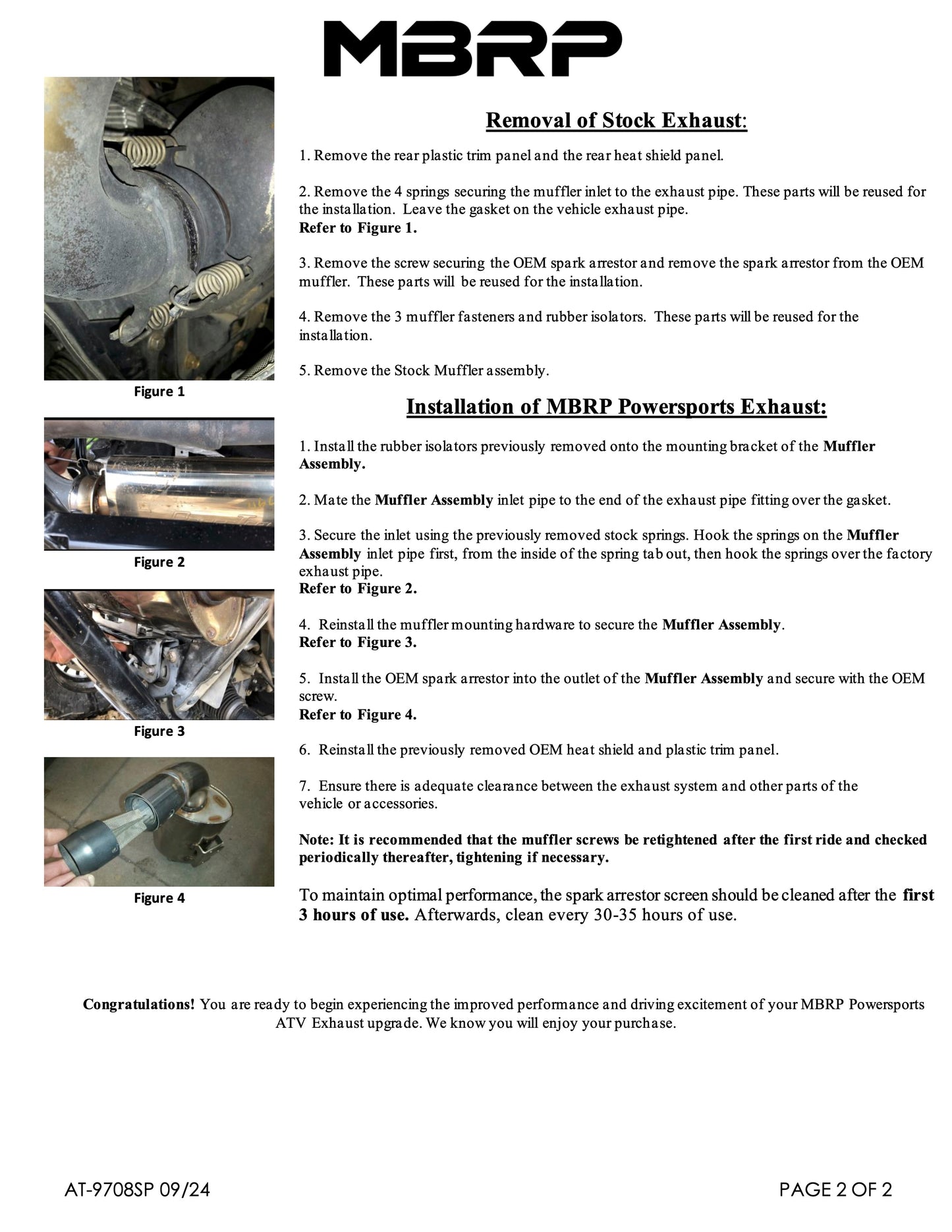 MBRP Oval Slip-on Sport Series Arctic Cat Wildcat XX 2020-2024