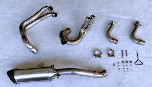 Vandemon Exhaust System Aprilla Touno 2021-2025 - Adventure Parts