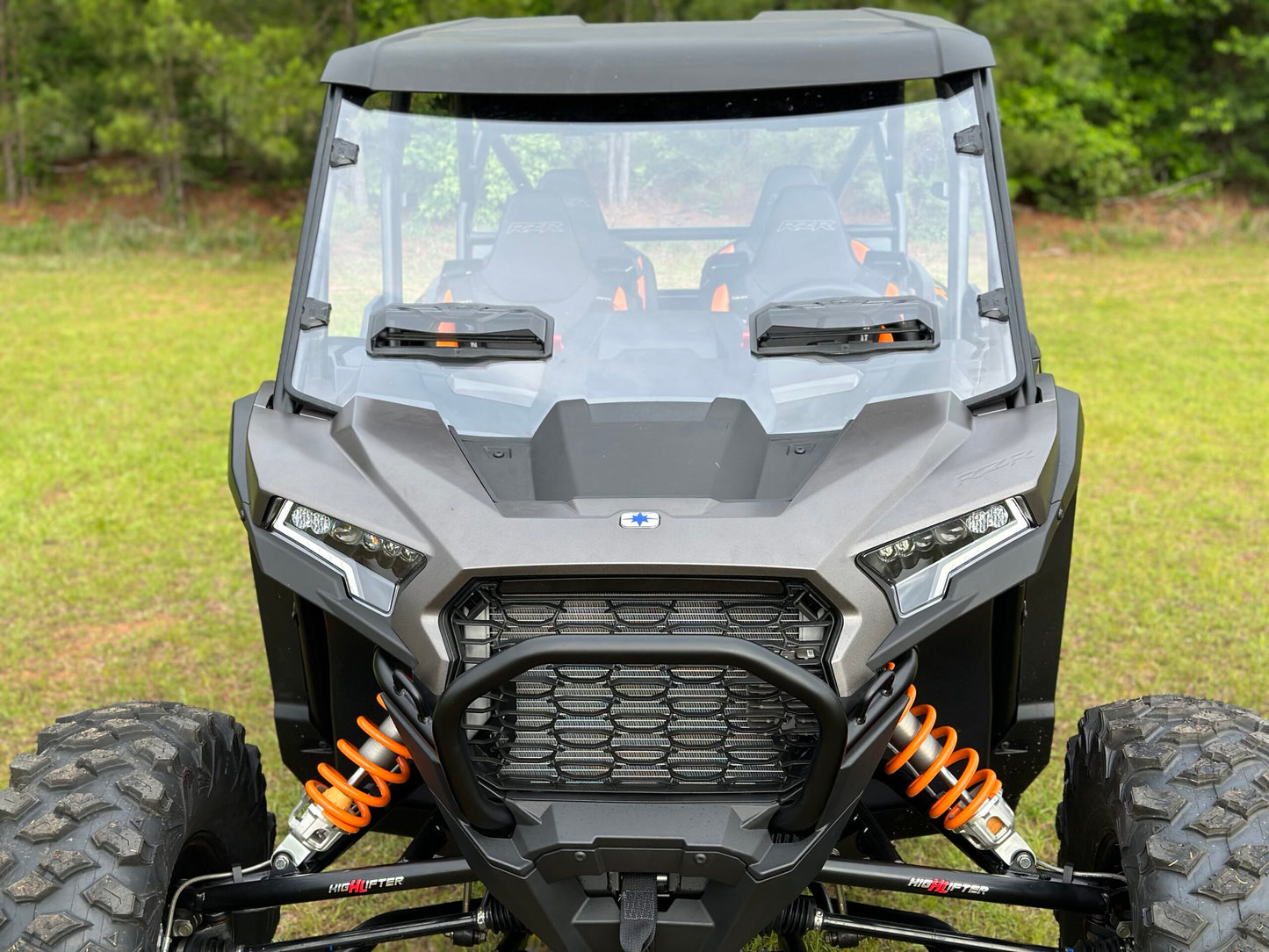Seizmik Toolless Versa-Vent Scratch Resistant Hard Coated Windshield Polaris RZR 1000 XP - Adventure Parts