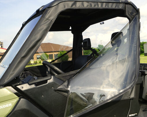 Seizmik Soft Upper Doors with Zipper Can-Am Defender - Adventure Parts