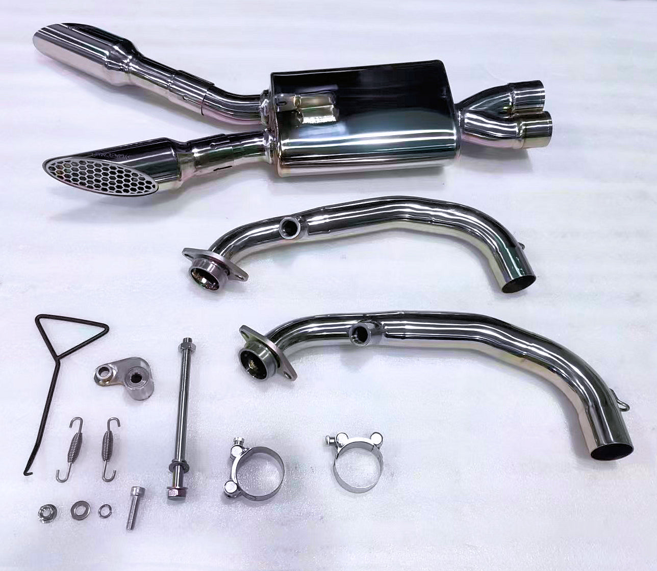 Vandemon Stainless Steel Low Mount Exhaust System CFMOTO 450SR & 450SR-S