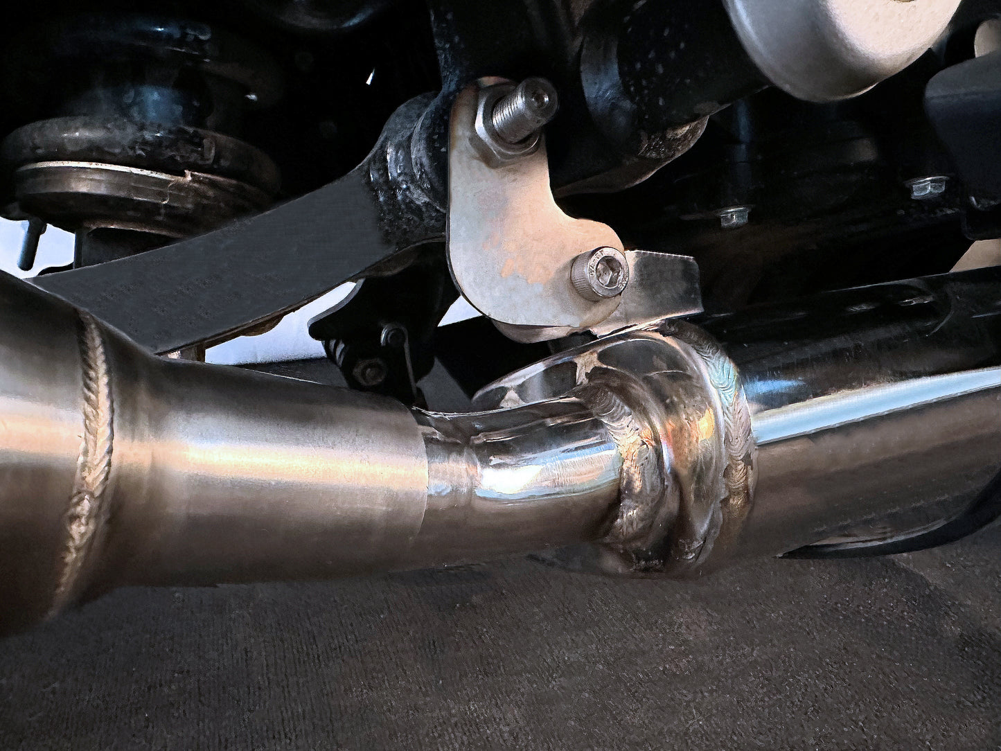Vandemon Stainless Steel Low Mount Exhaust System CFMOTO 450SR & 450SR-S