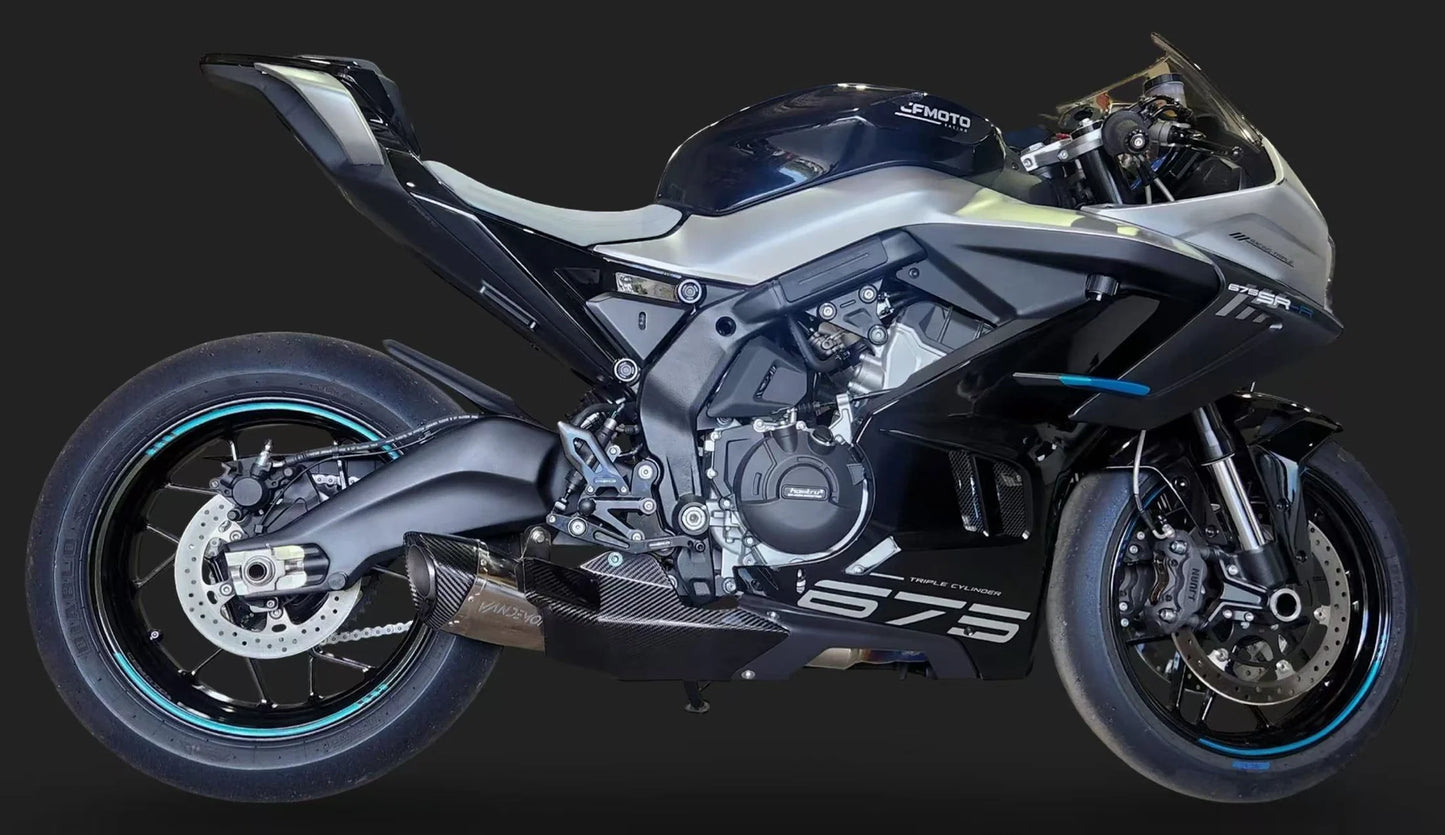 Vandemon Full Titanium Exhaust System CFMOTO 675SR-R, 675SR-S, 675NK