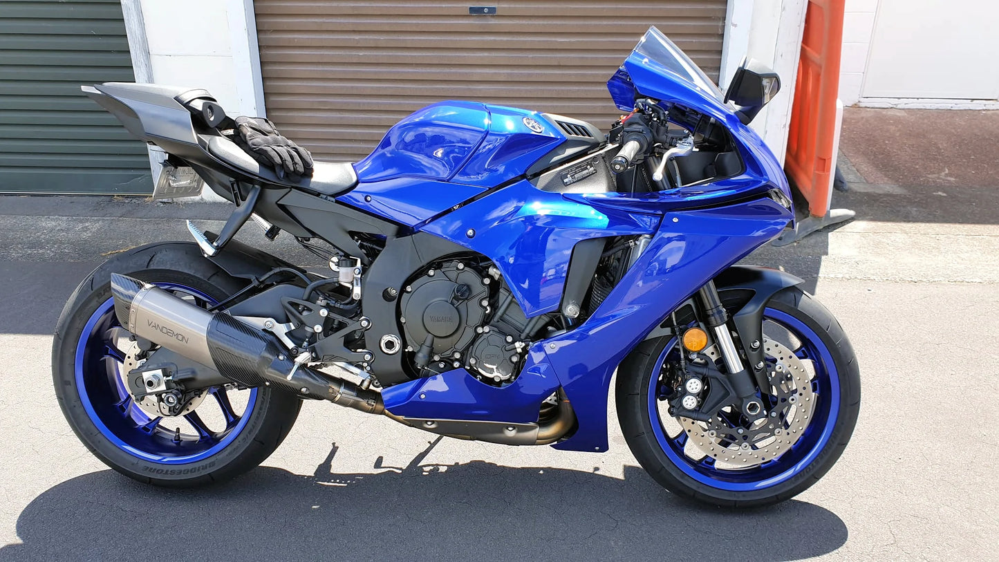 Vandemon Titanium Exhaust System Yamaha YZF-R1 & YZF-R1M 2015-2024 (DS17) - Adventure Parts