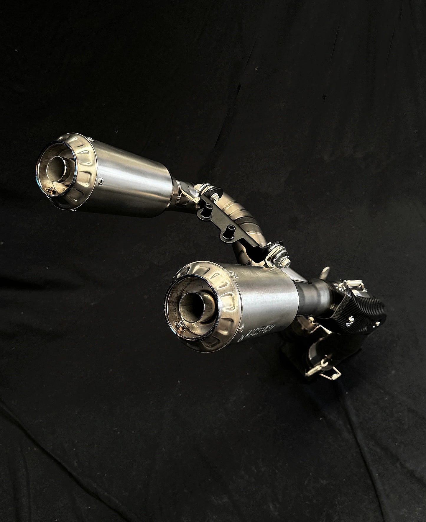 Vandemon Full Titanium High Mount Slip-On Exhaust System Ducati Streetfighter V2 2021-2024 - Adventure Parts