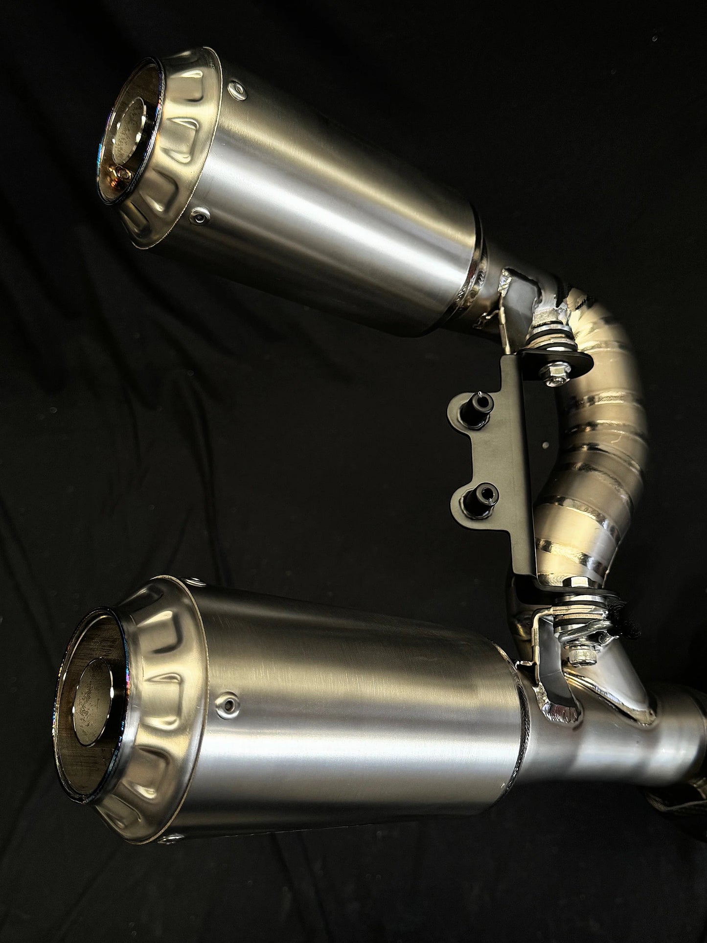 Vandemon Full Titanium High Mount Slip-On Exhaust System Ducati Streetfighter V2 2021-2024 - Adventure Parts