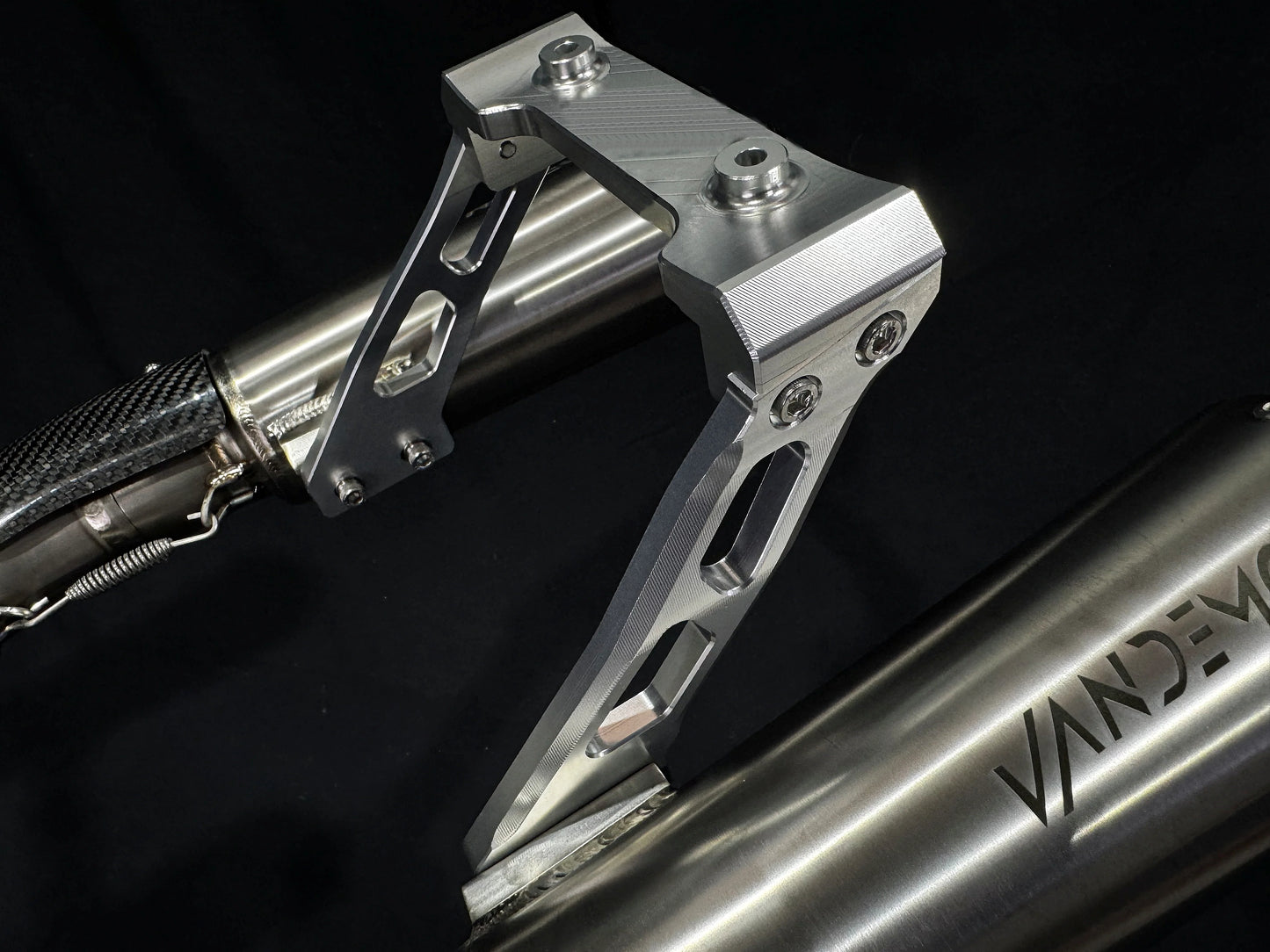 Vandemon High Mount Titanium Exhaust System Ducati Supersport 950 2021-2025 - Adventure Parts