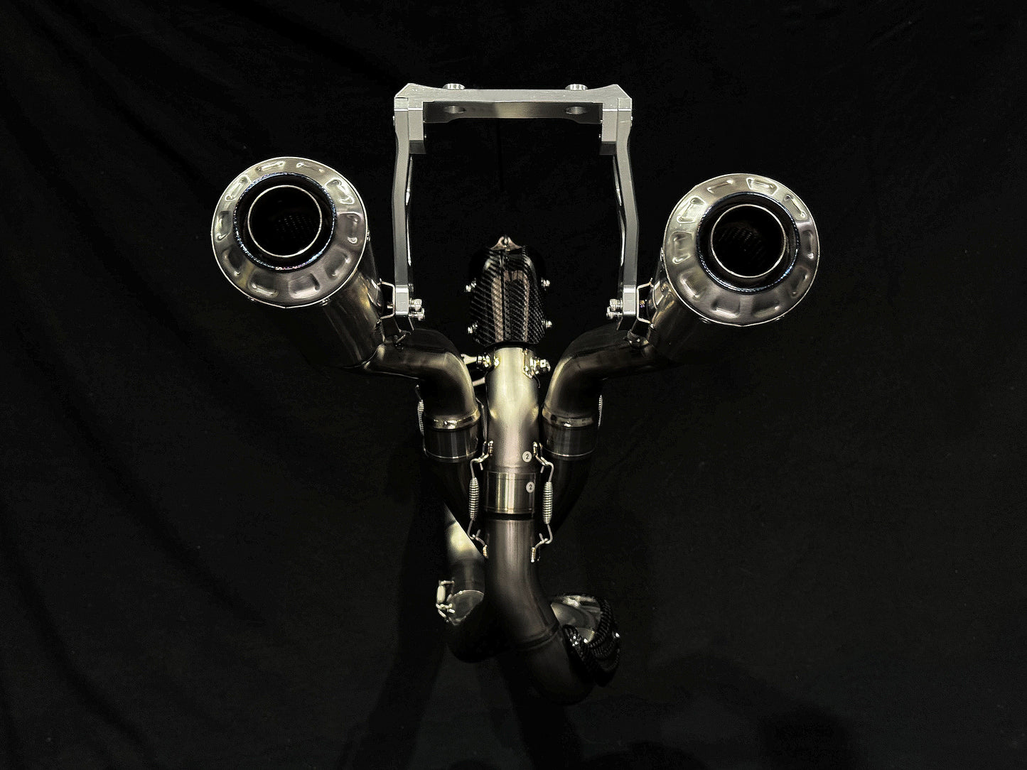 Vandemon High Mount Titanium Exhaust System Ducati Supersport 950 2021-2025 - Adventure Parts