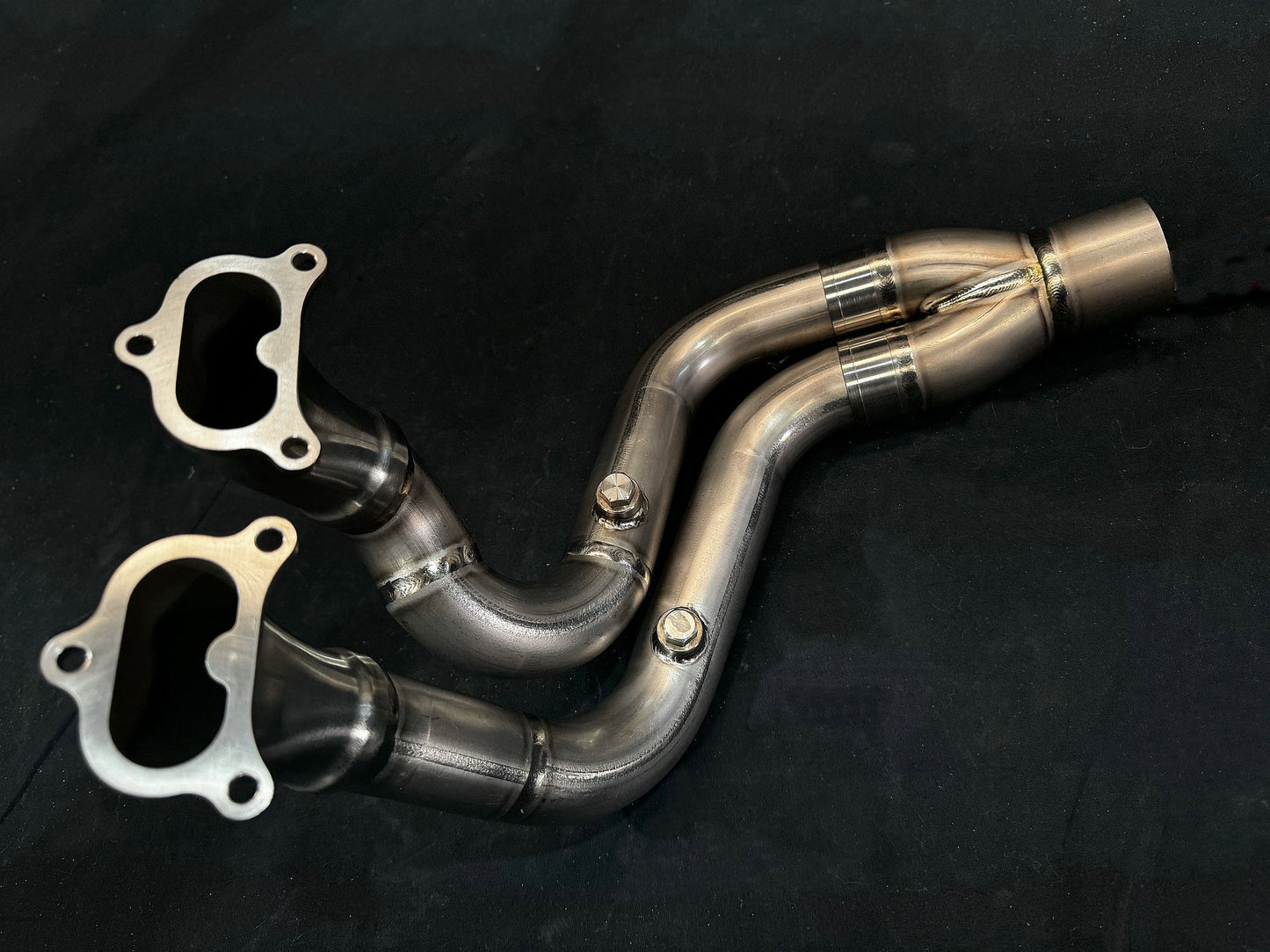 Vandemon Titanium Slip-On & Optional front headers Ducati Multistrada V4 2021-2024 - Adventure Parts