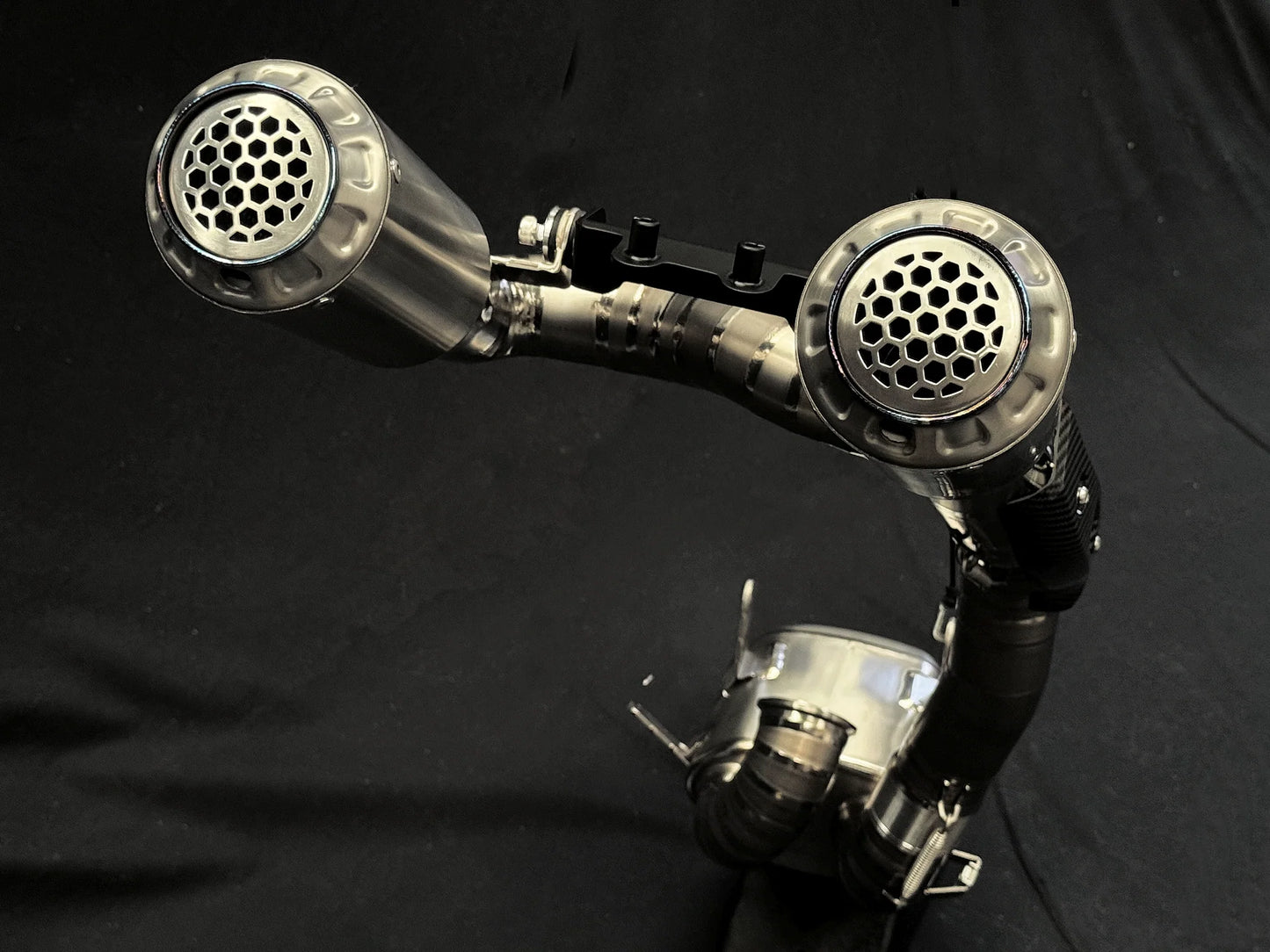 Vandemon Full Titanium High Mount Slip-On Exhaust System Ducati Streetfighter V2 2021-2024 - Adventure Parts