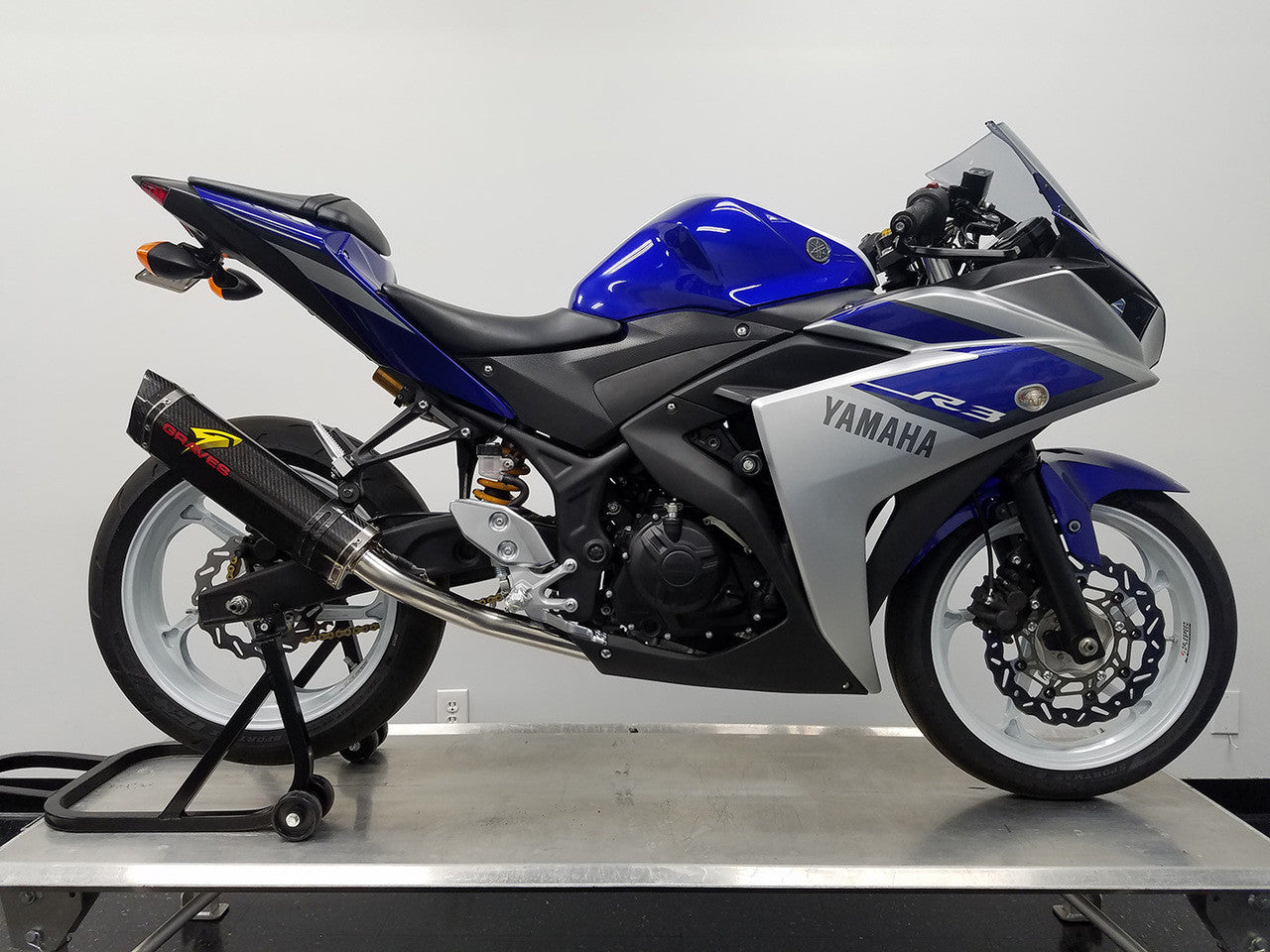 Graves Motorsports Cat-Eliminator Exhaust System Yamaha R3 2015-2024