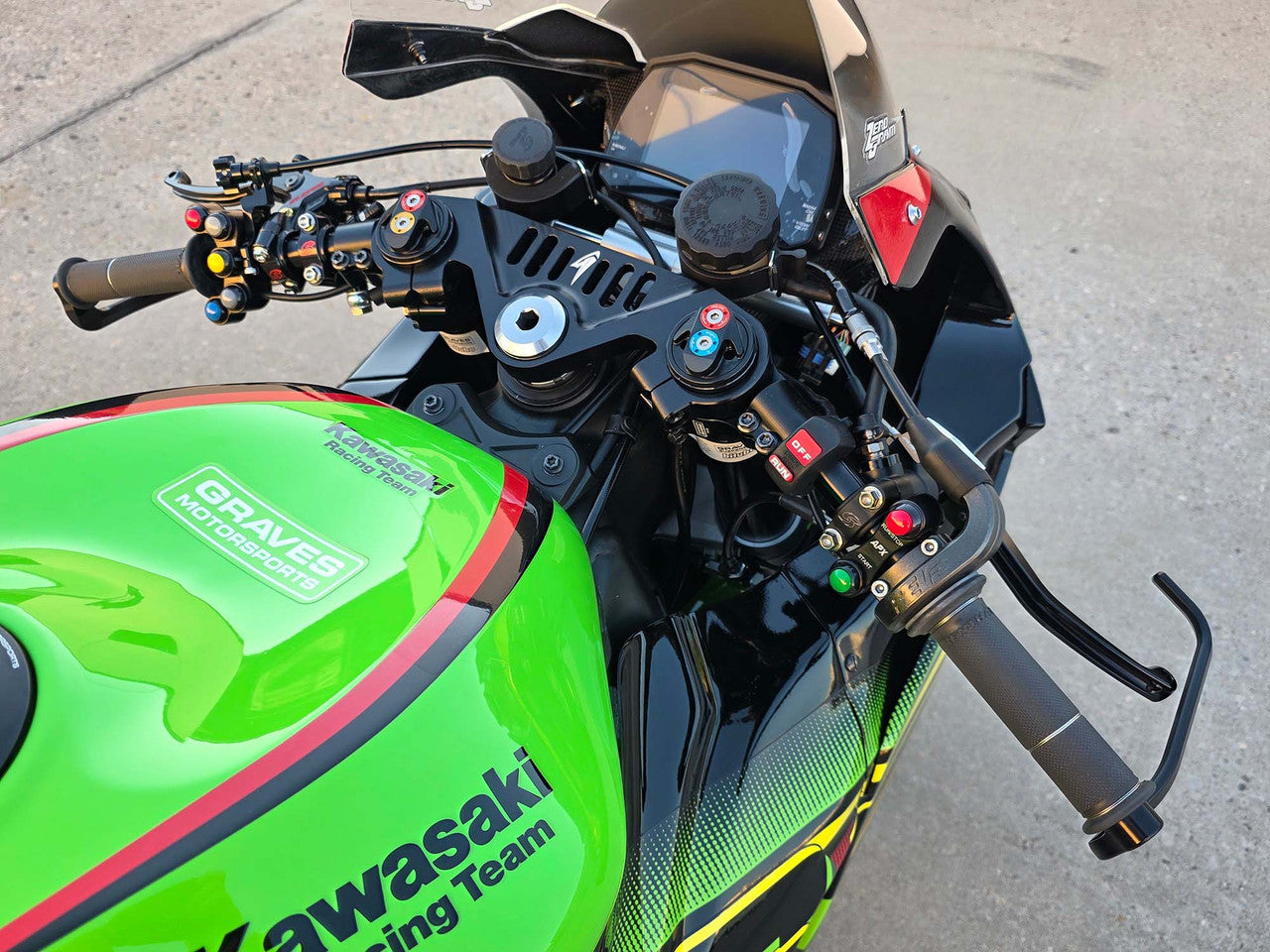Graves Motorsports Race Top Triple Clamp Kawasaki ZX-6R 2019-2026