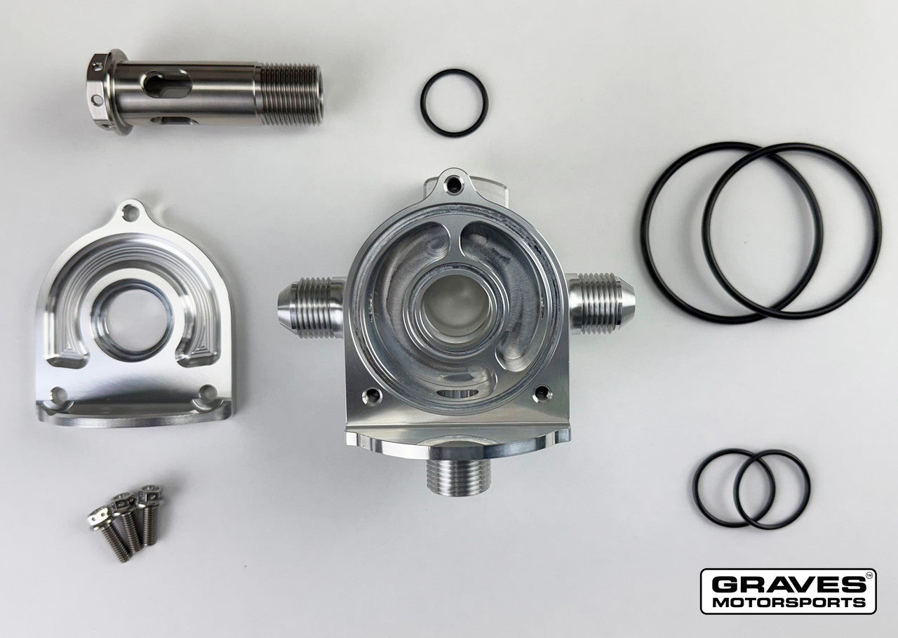Graves Motorsports Oil Adapter Mount Kawasaki ZX-4RR/4R 2023+