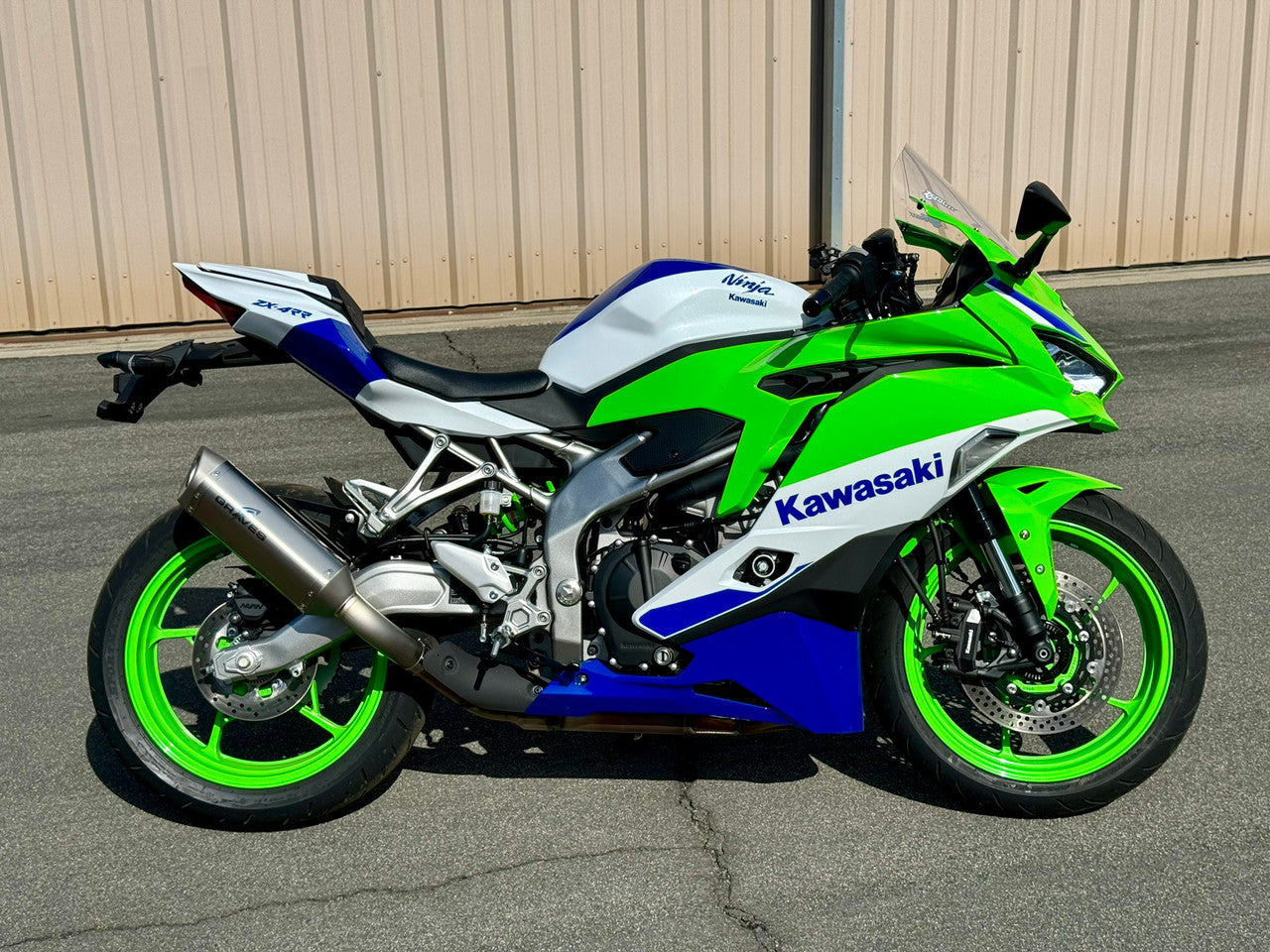 Graves Motorsports Cat-Back Slip-on Titanium Exhaust Kawasaki ZX4-RR/ZX-4R 2023+