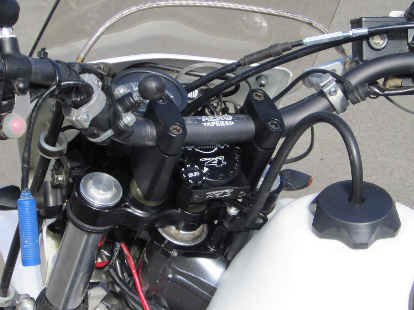 GPR V5 Fat Bar Dirt Bike Stabilizer Kit Suzuki DR650 1996-2024 - Adventure Parts