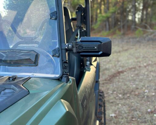 Seizmik TrailRider Side View Mirrors (Pair) – Universal 1.75″ Inch Round Tube - Adventure Parts