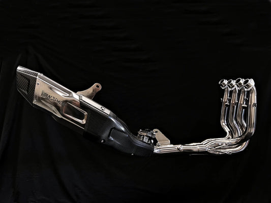 Vandemon Bimodal Stealth Titanium Exhaust System Kawasaki H2 SE SX 2018-2025 - Adventure Parts