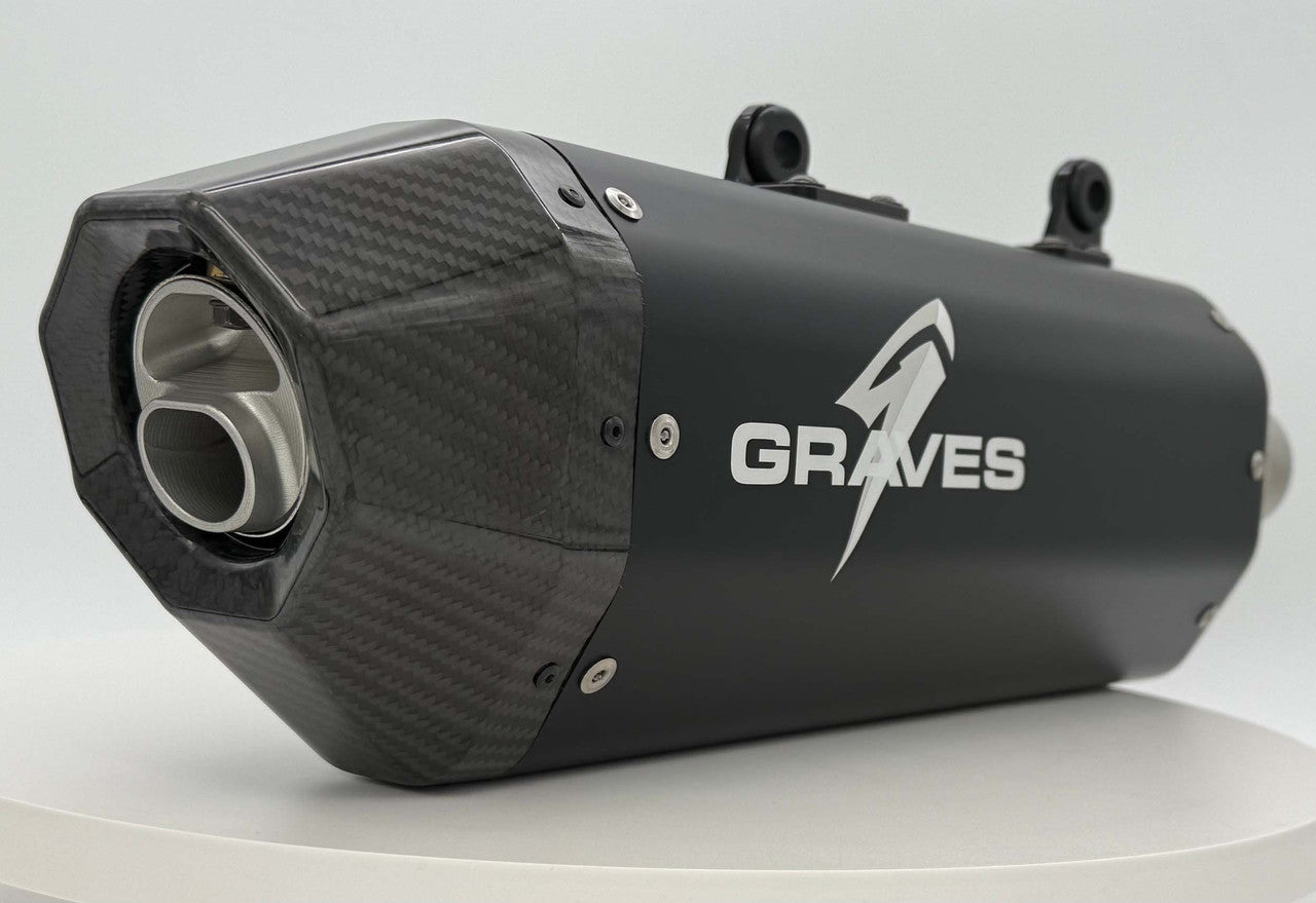 Graves Multi Fitment DualSport Stainless Exhaust-GasGas EC 350F / EC 500F 2024 - Adventure Parts