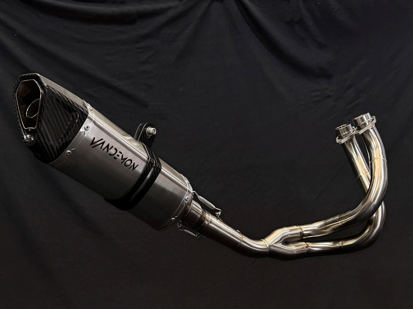 Vandemon Stainless Steel Exhaust System Kawasaki Z650 & Ninja 650 2017-2025