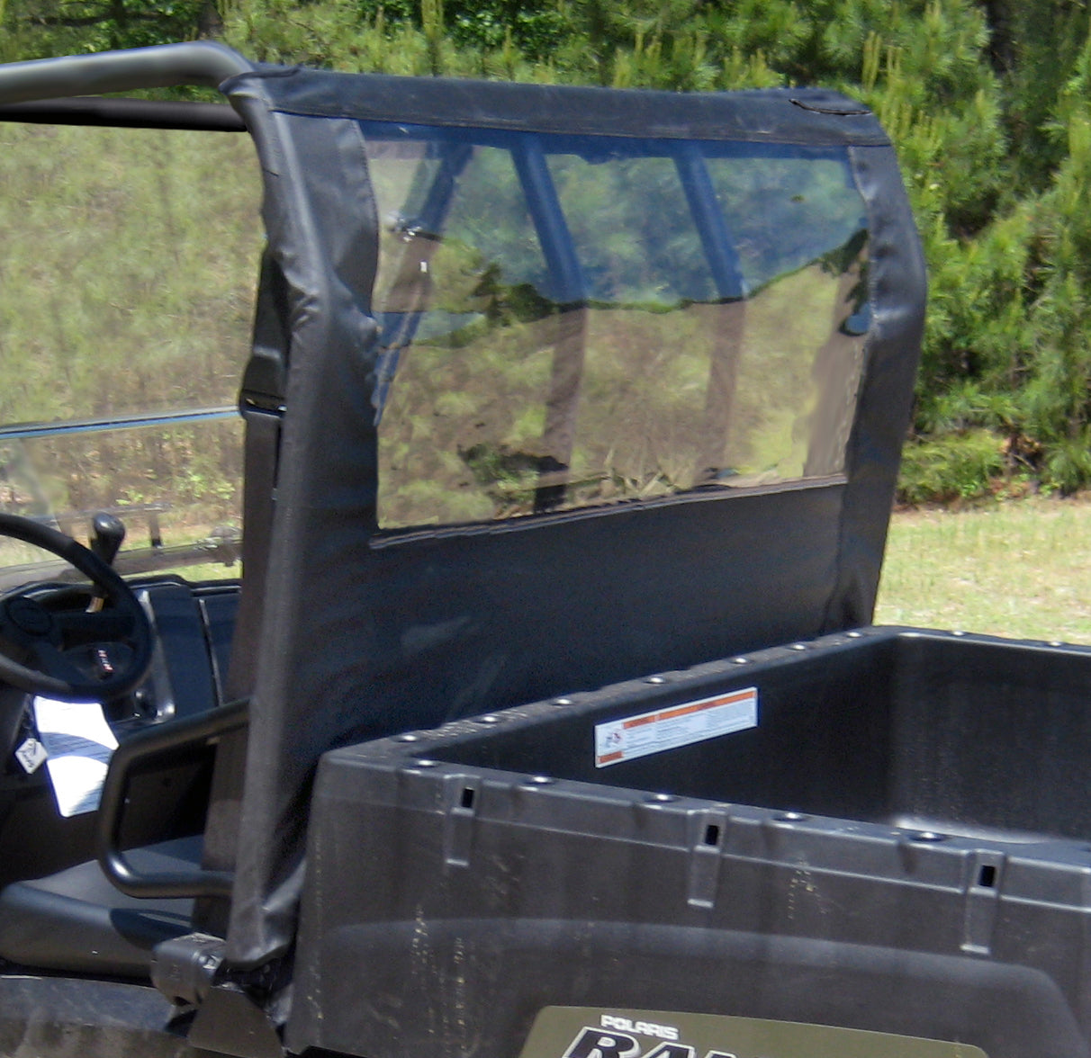 Seizmik Windshield Soft Rear & Dust Panel – Polaris Midsize Ranger - Adventure Parts