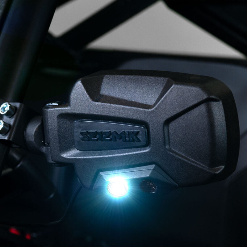 Seizmik Mirror Pursuit Night Vision Series Side View (Pair – Cast Aluminum) – Polaris Pro-Fit