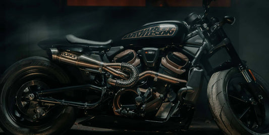 Rowdy Full Exhaust System Harley Davidson Sportster S RH1250 2021-2024 - Adventure Parts