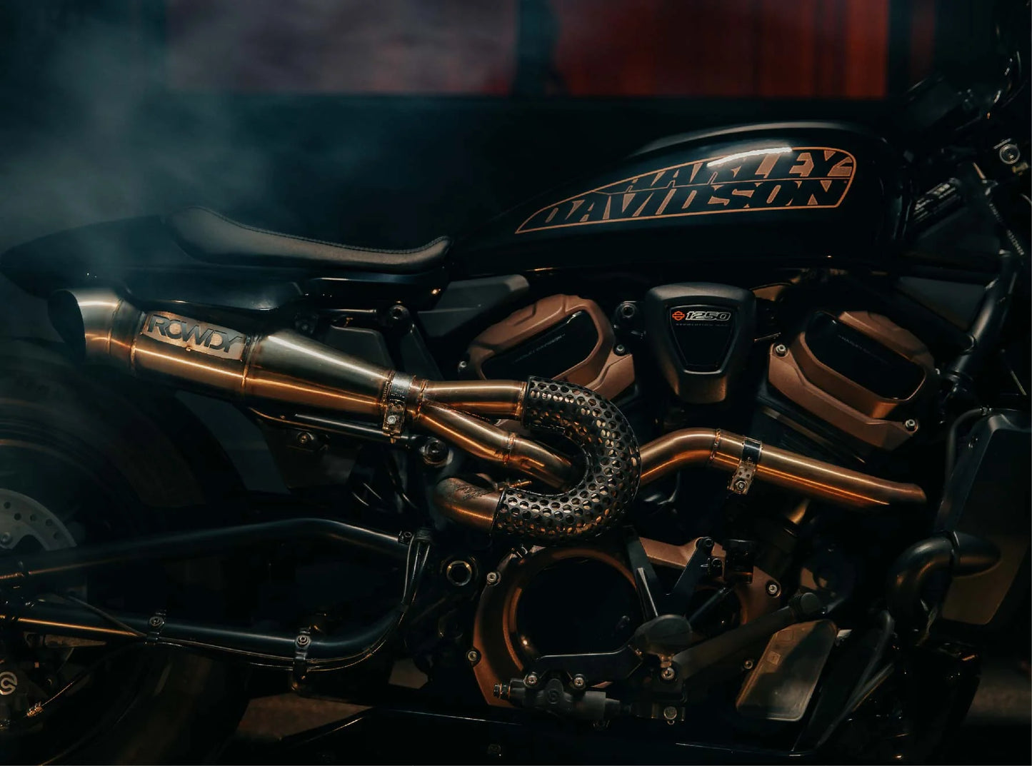 Rowdy Full Exhaust System Harley Davidson Sportster S RH1250 2021-2024