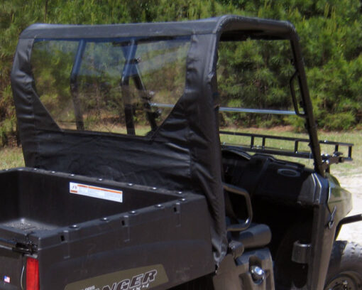 Seizmik Windshield Soft Rear & Soft Top Kit – Polaris Midsize Round Tube Ranger - Adventure Parts