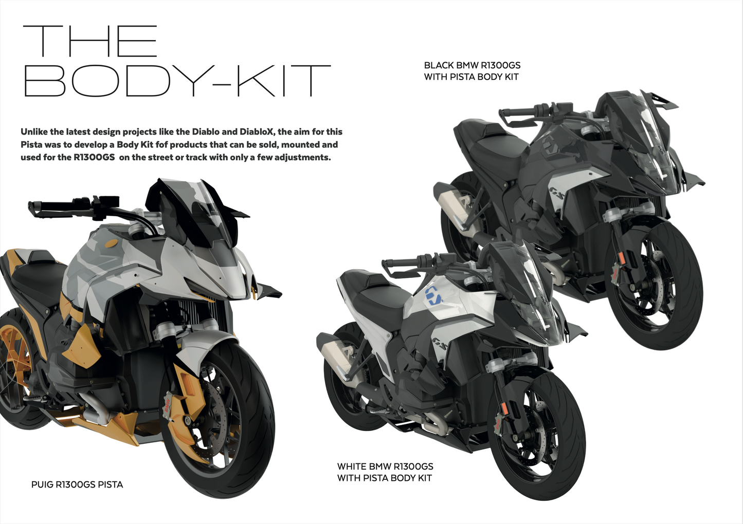 Puig Pista Kit BMW R1300GS - Adventure Parts