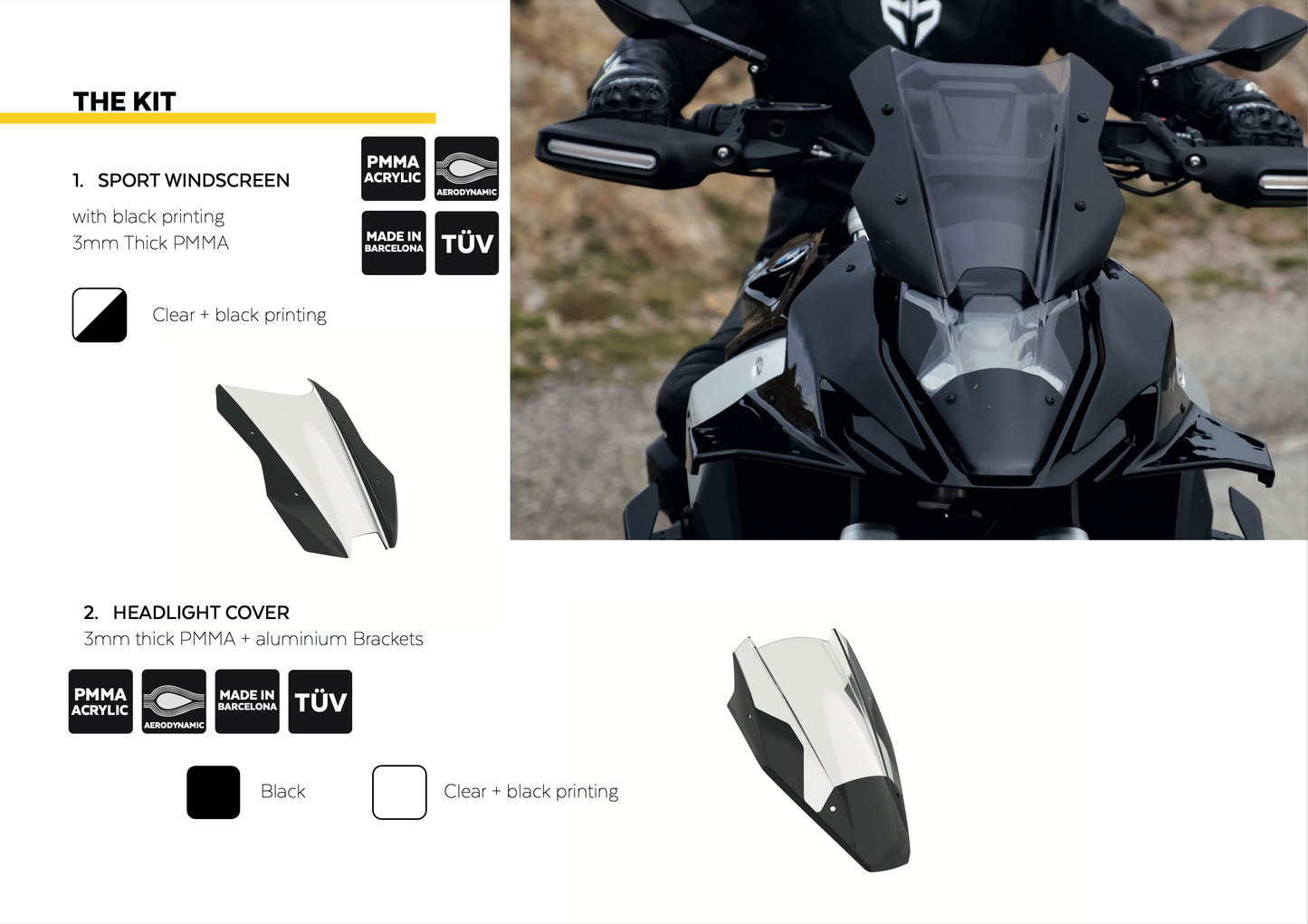 Puig Pista Kit BMW R1300GS - Adventure Parts