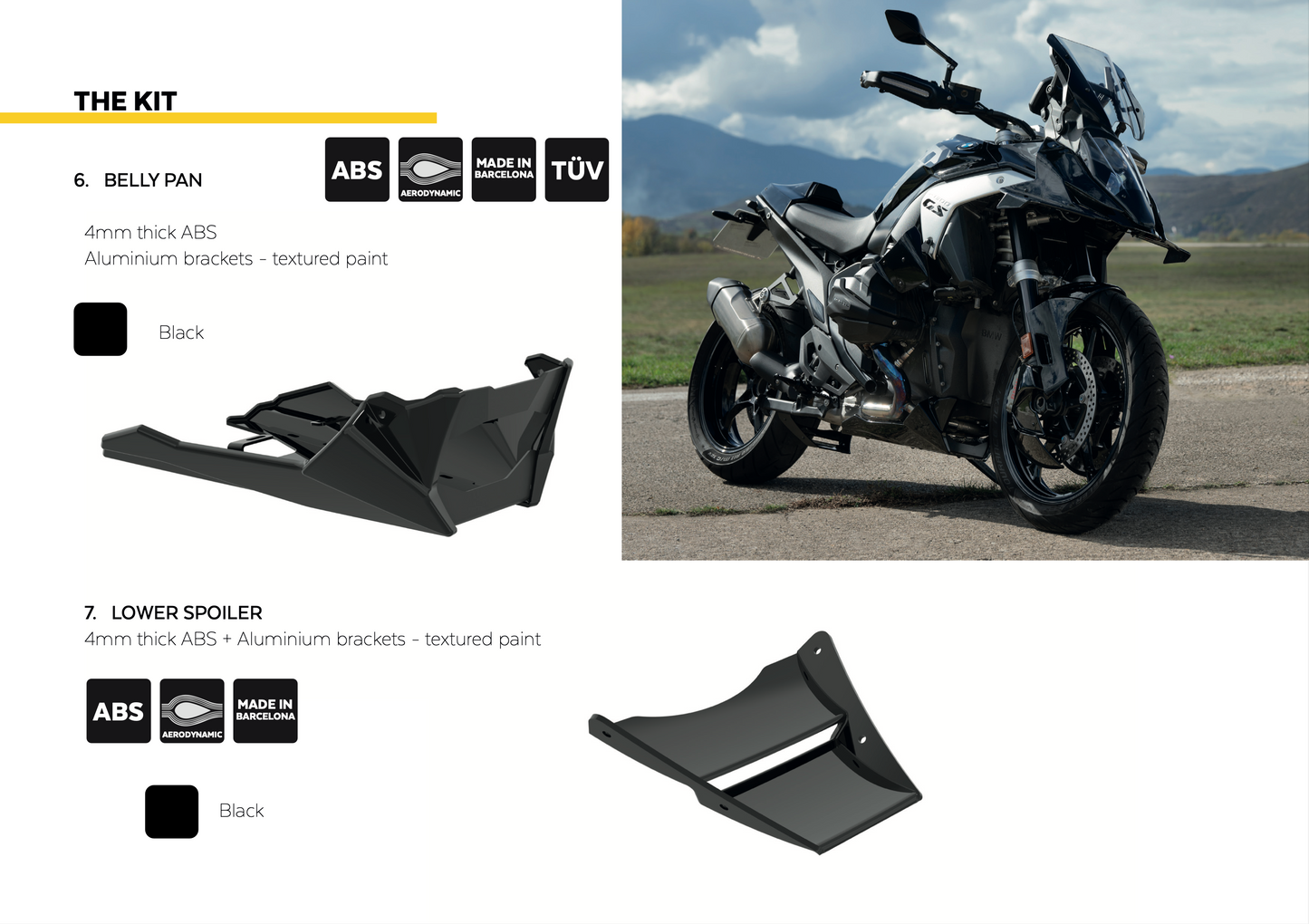 Puig Pista Kit BMW R1300GS - Adventure Parts