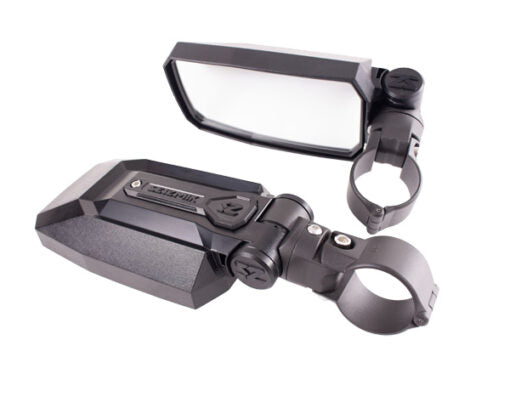 Seizmik TrailRider Side View Mirrors (Pair) – Universal 1.75″ Inch Round Tube - Adventure Parts