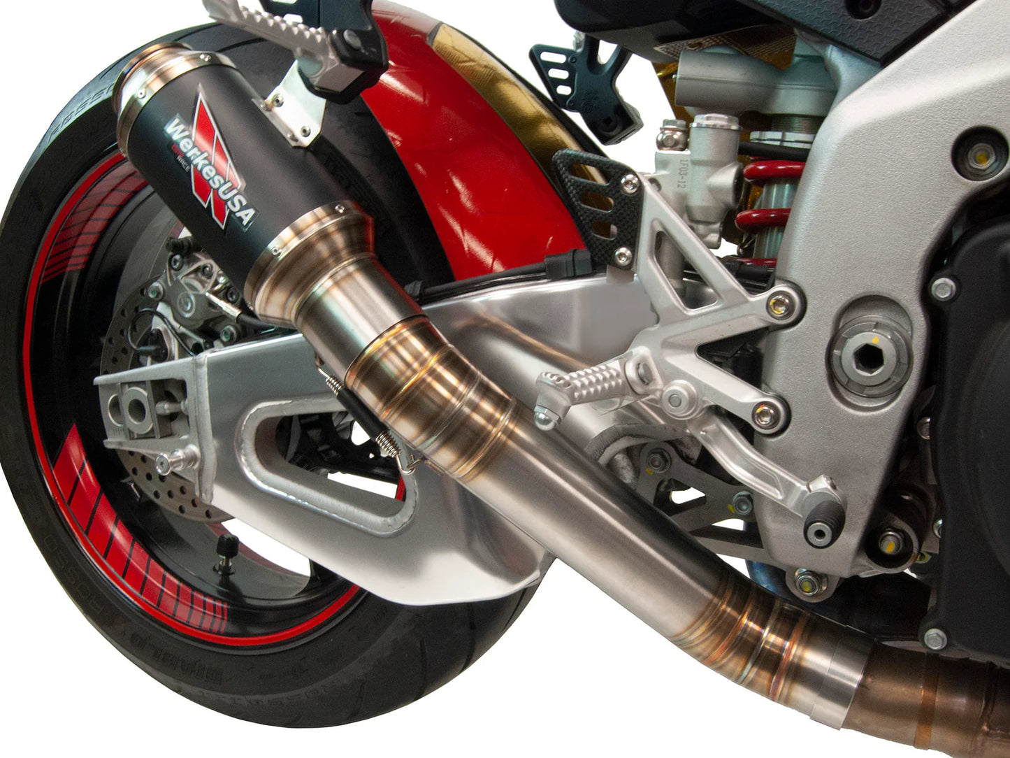 Competition Werkes Slip-On Exhaust Aprilia RSV4 Tuono 2021+ - Adventure Parts