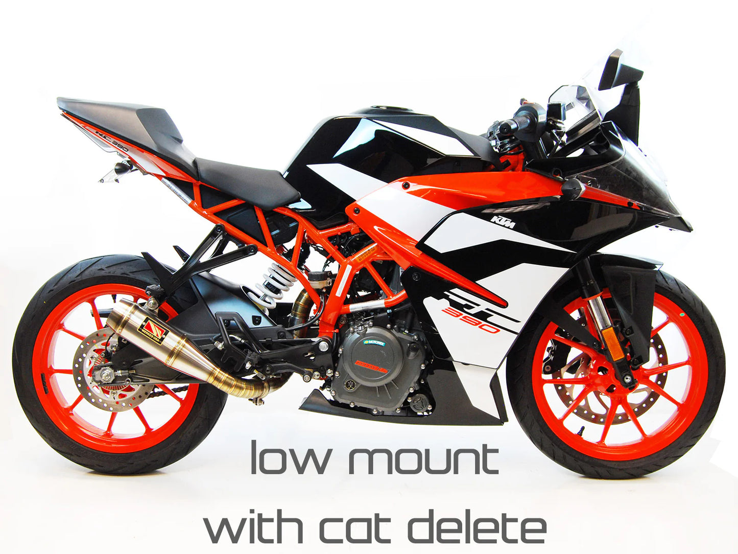 Competition Werkes Slip-On Exhaust KTM RC390 2017-2020 - Adventure Parts