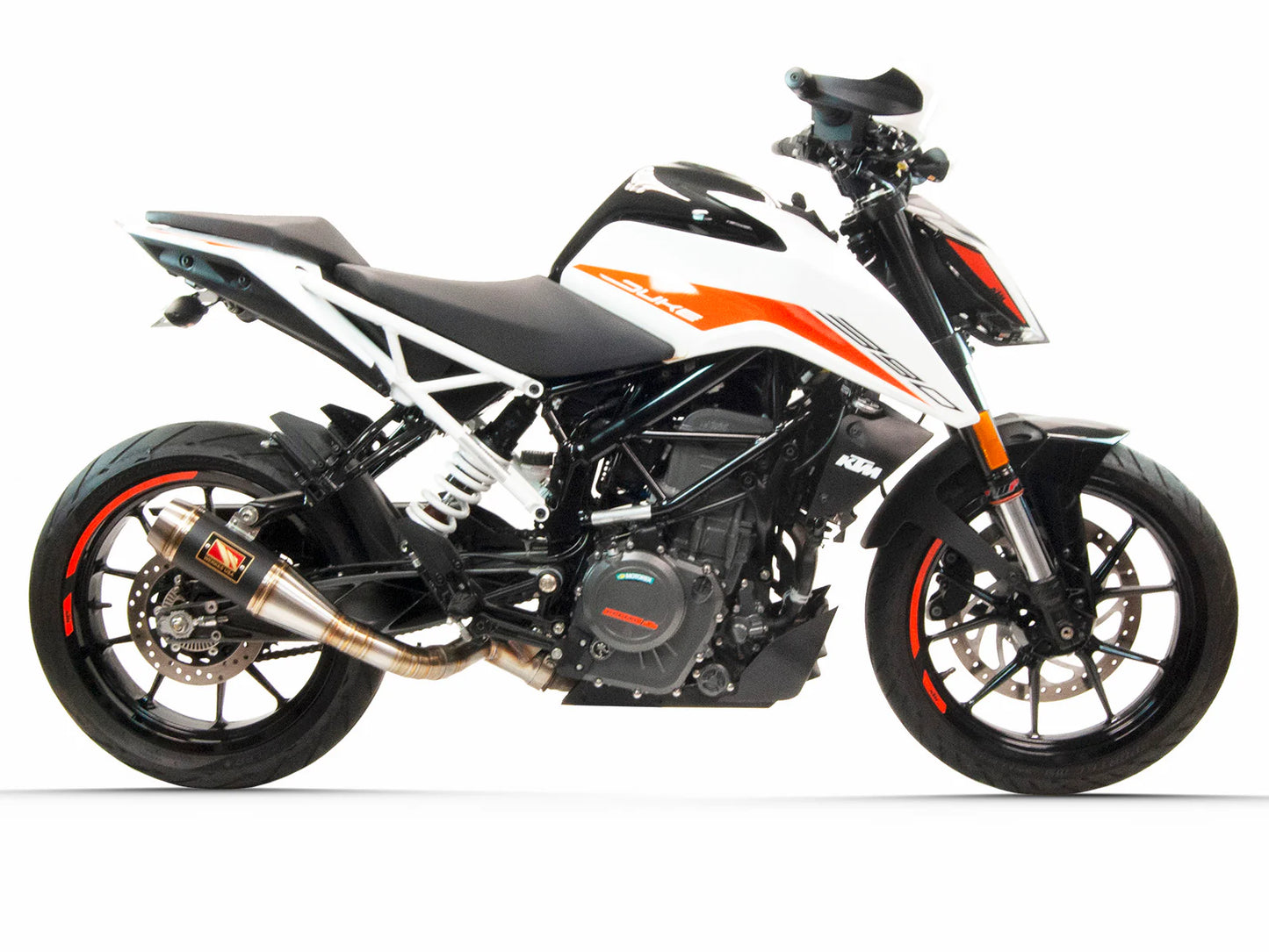 Competition Werkes Slip-On Exhaust KTM Duke 390 2021-2023 - Adventure Parts