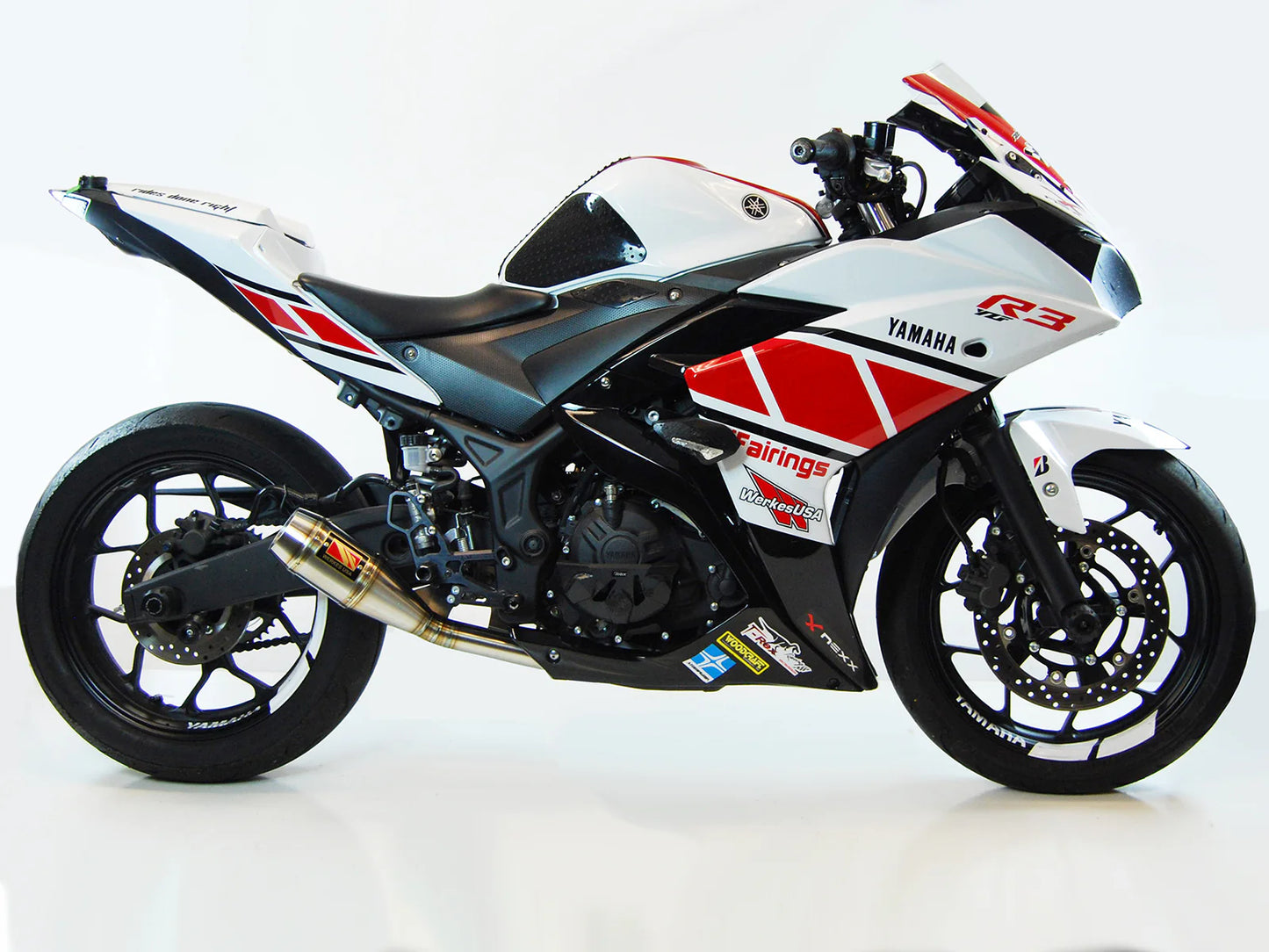Competition Werkes Slip-On Exhaust Yamaha R3 2015+ - Adventure Parts